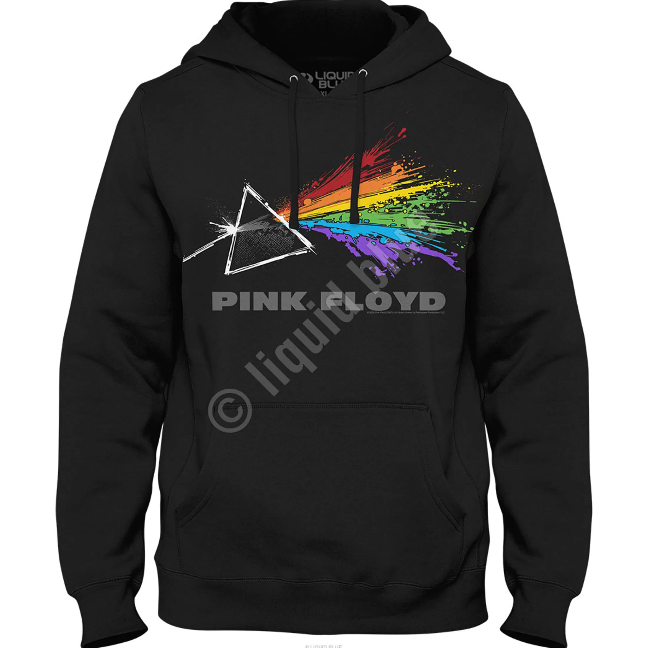 Hoodie | Pink Floyd<Liquid Blue Dark Side Liquid Hoodie