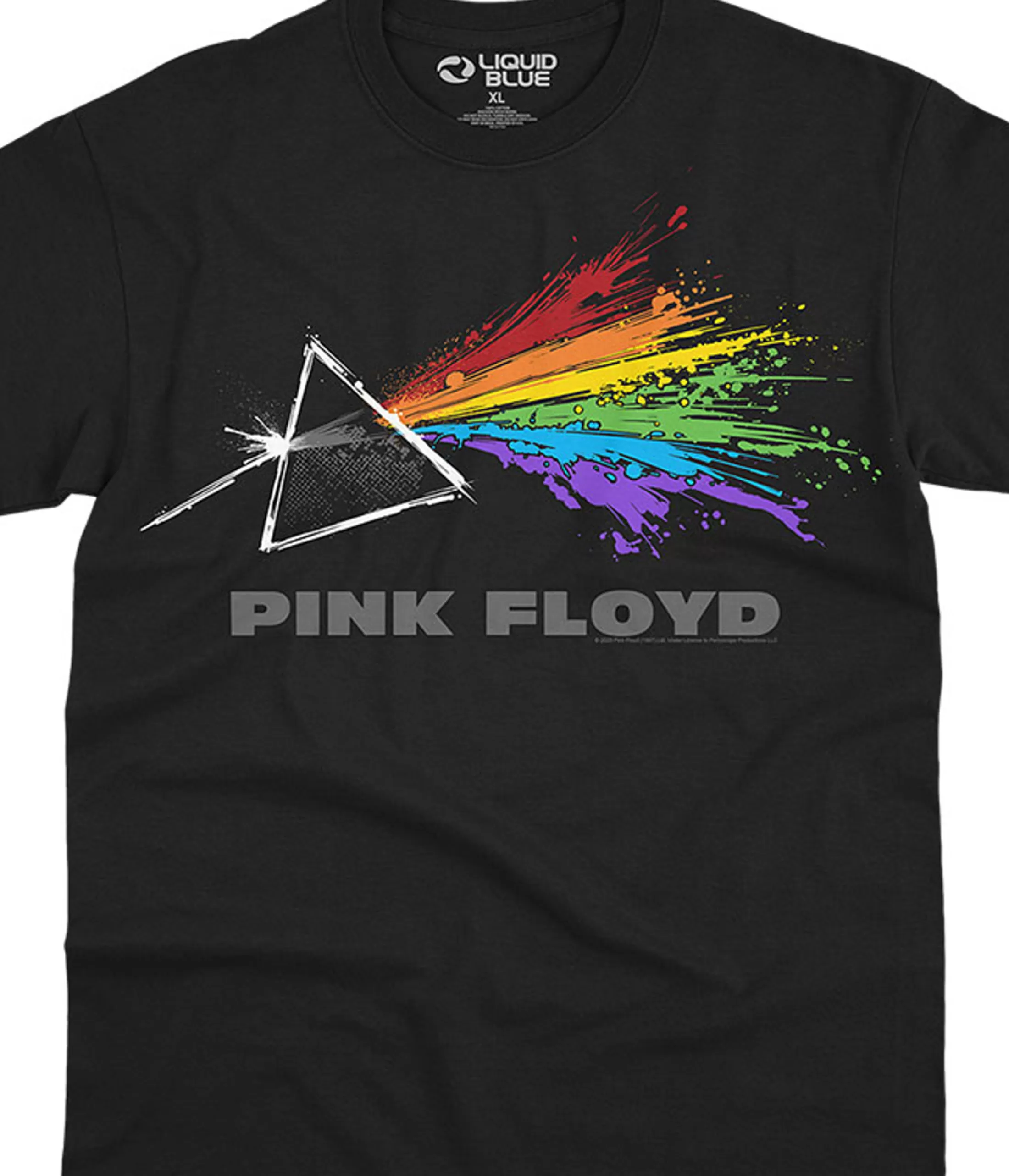 T-Shirt | Pink Floyd<Liquid Blue Dark Side Liquid T-Shirt