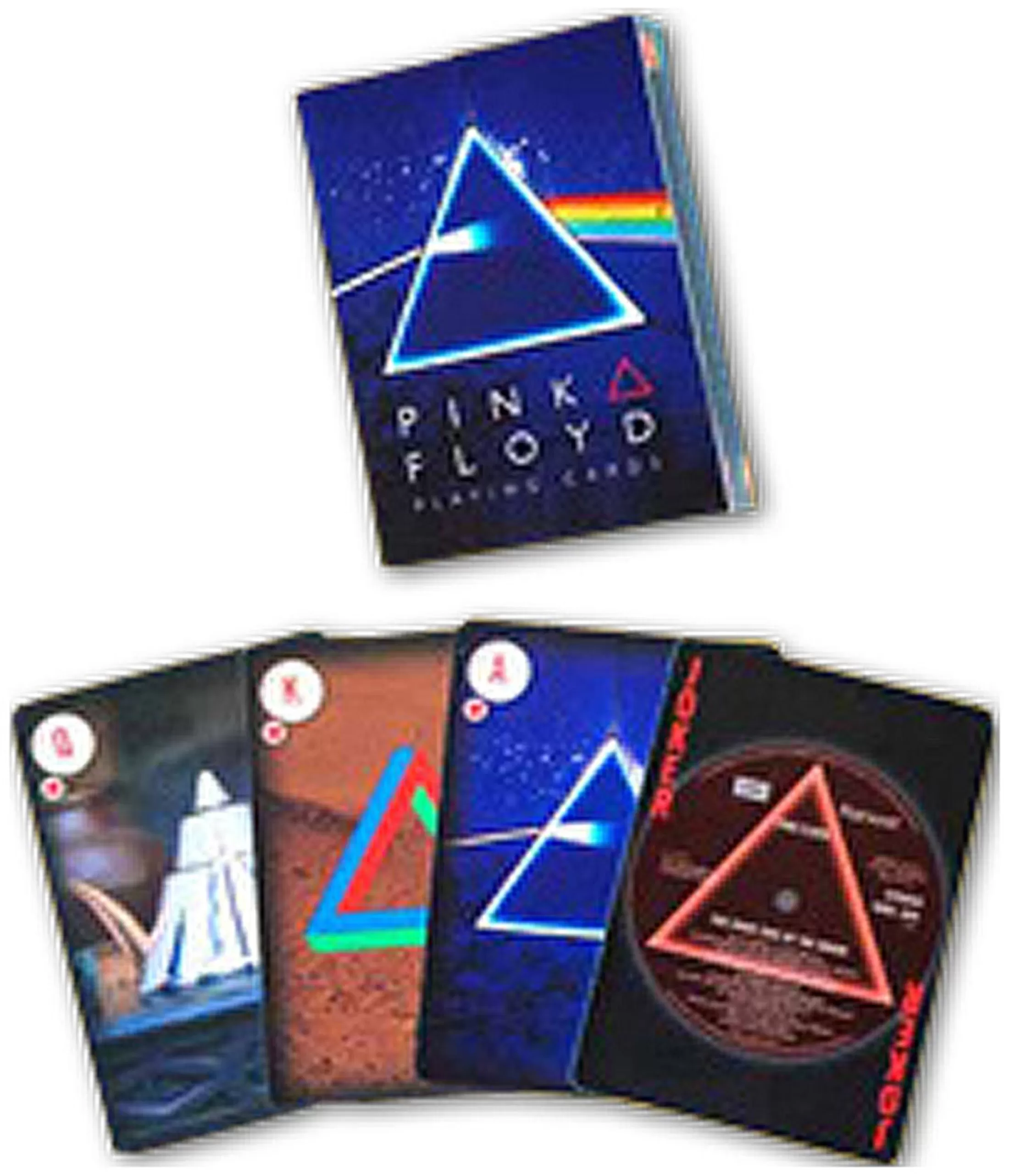 Pink Floyd<Liquid Blue Dark Side Playing Cards