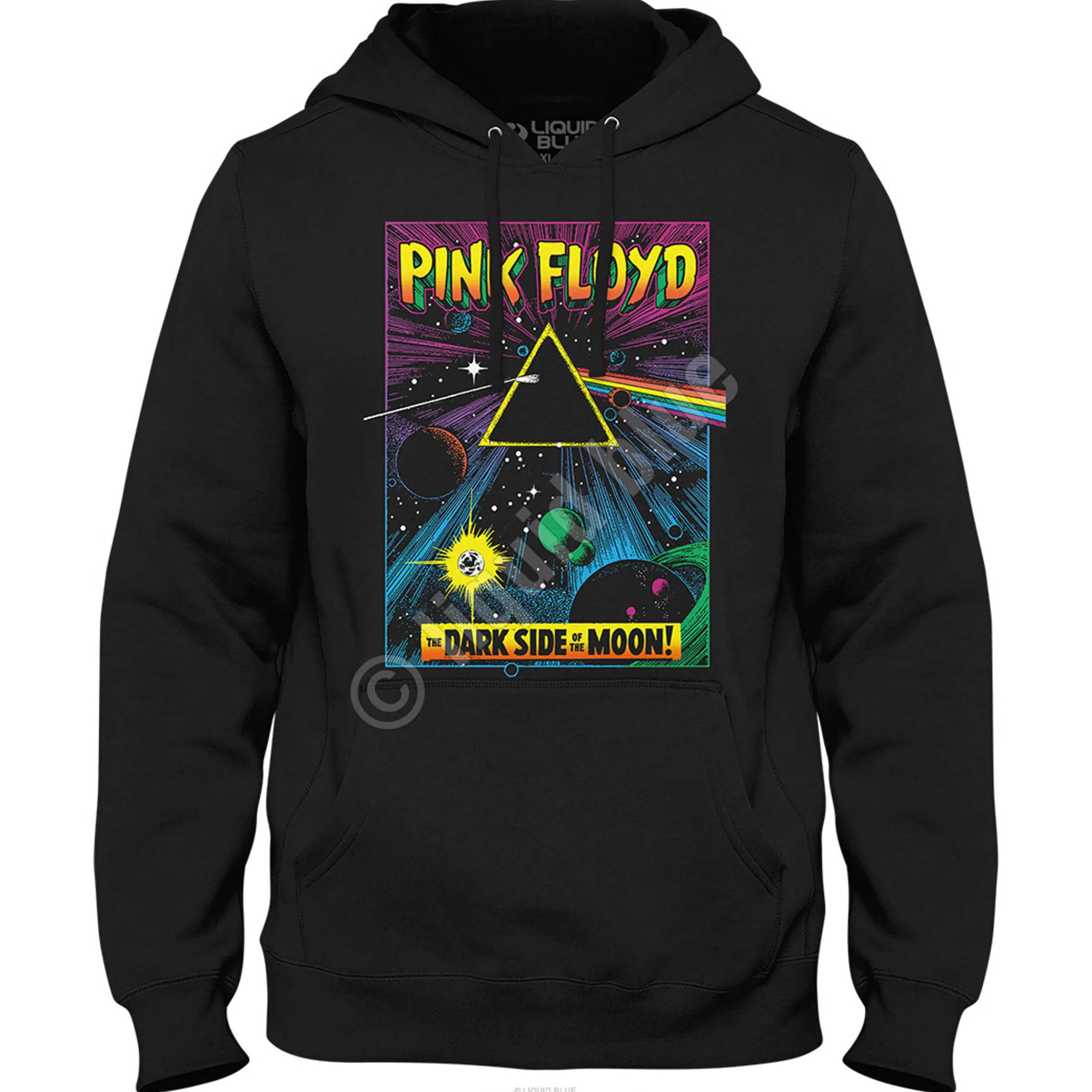 Hoodie | Pink Floyd<Liquid Blue Dark Side Pulp Hoodie