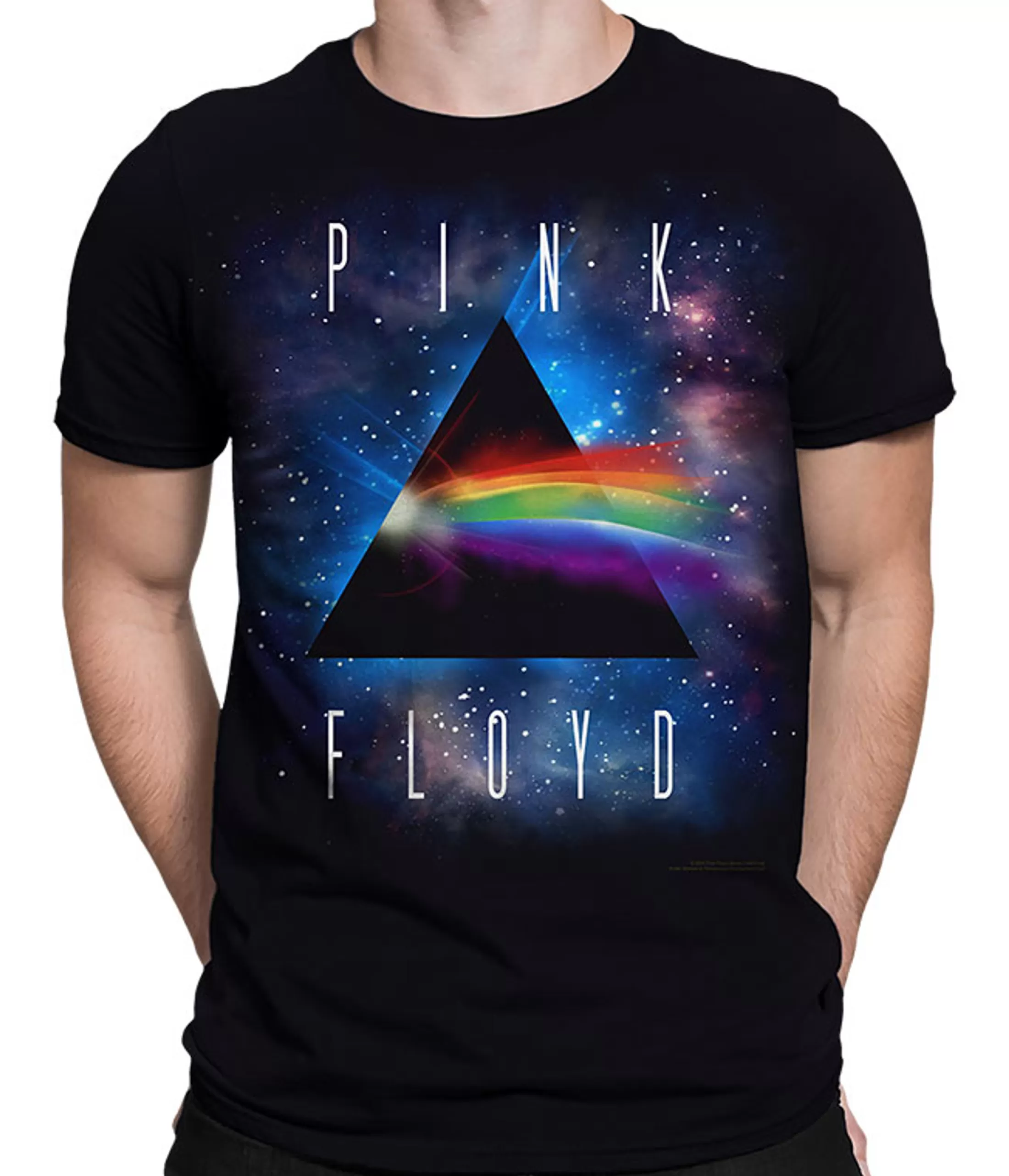 Athletic T-Shirt | Pink Floyd<Liquid Blue Dark Side Space Black Athletic T-Shirt