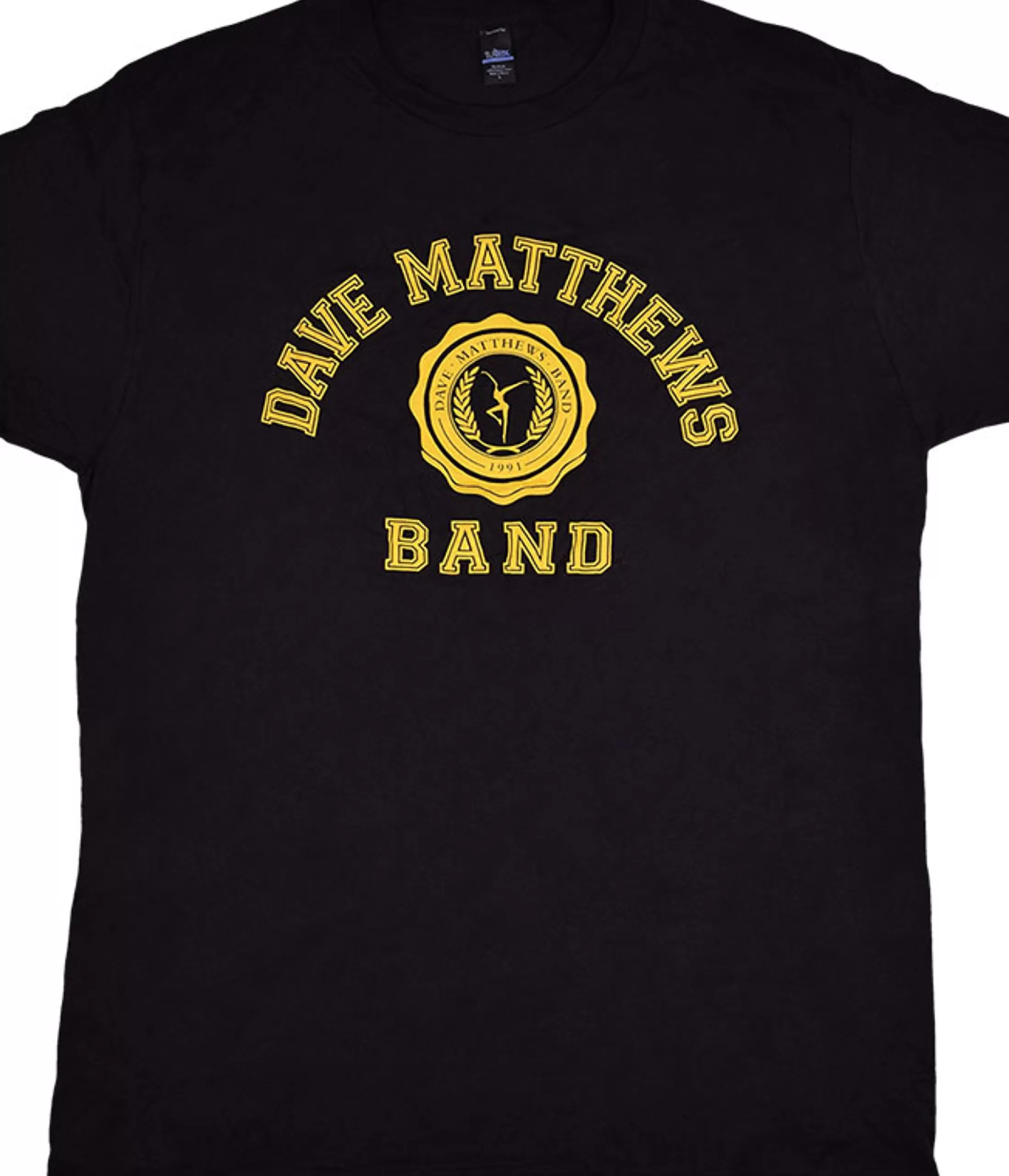 T-Shirt | Dave Matthews Band<Liquid Blue Dave Matthews Band College Logo Black T-Shirt