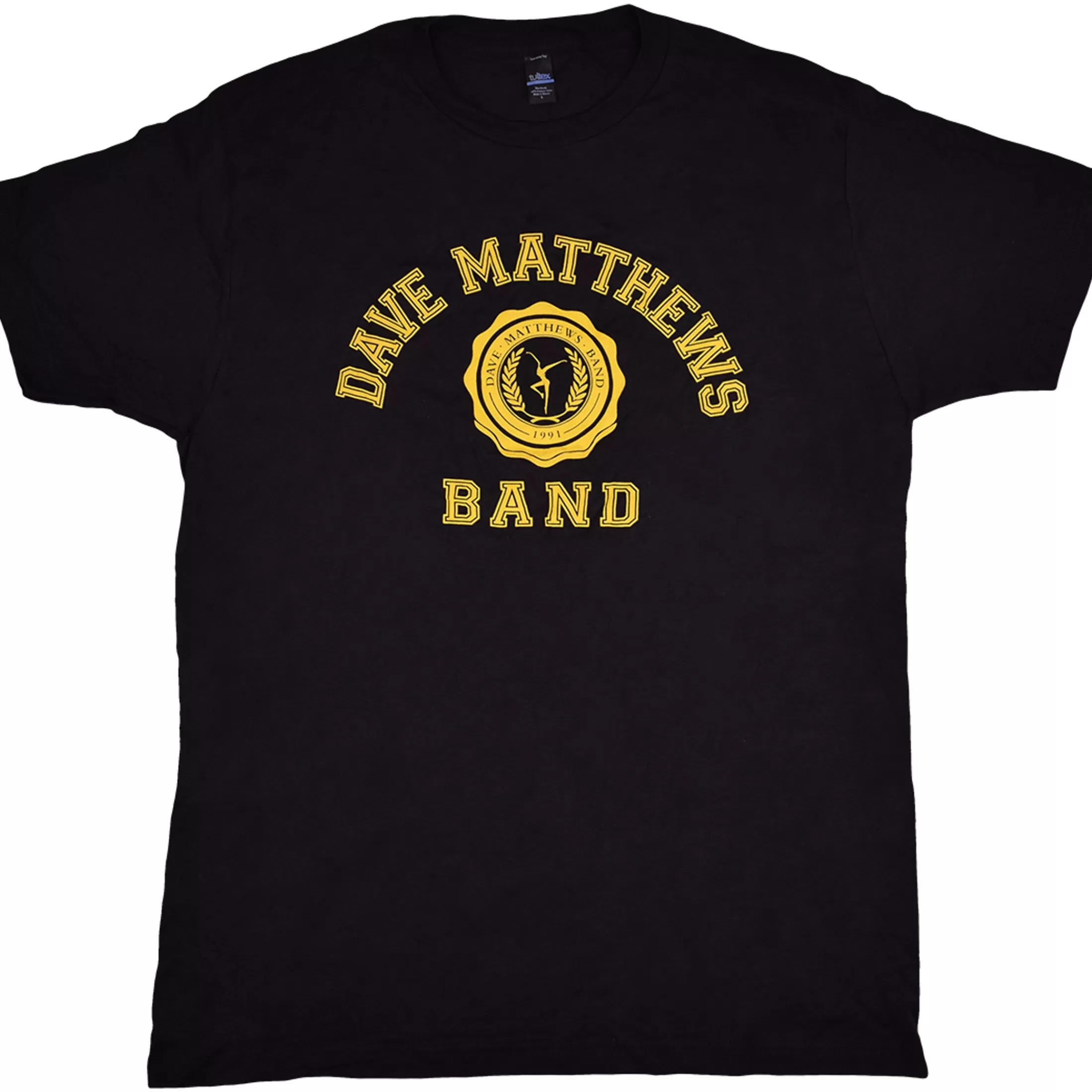 T-Shirt | Dave Matthews Band<Liquid Blue Dave Matthews Band College Logo Black T-Shirt