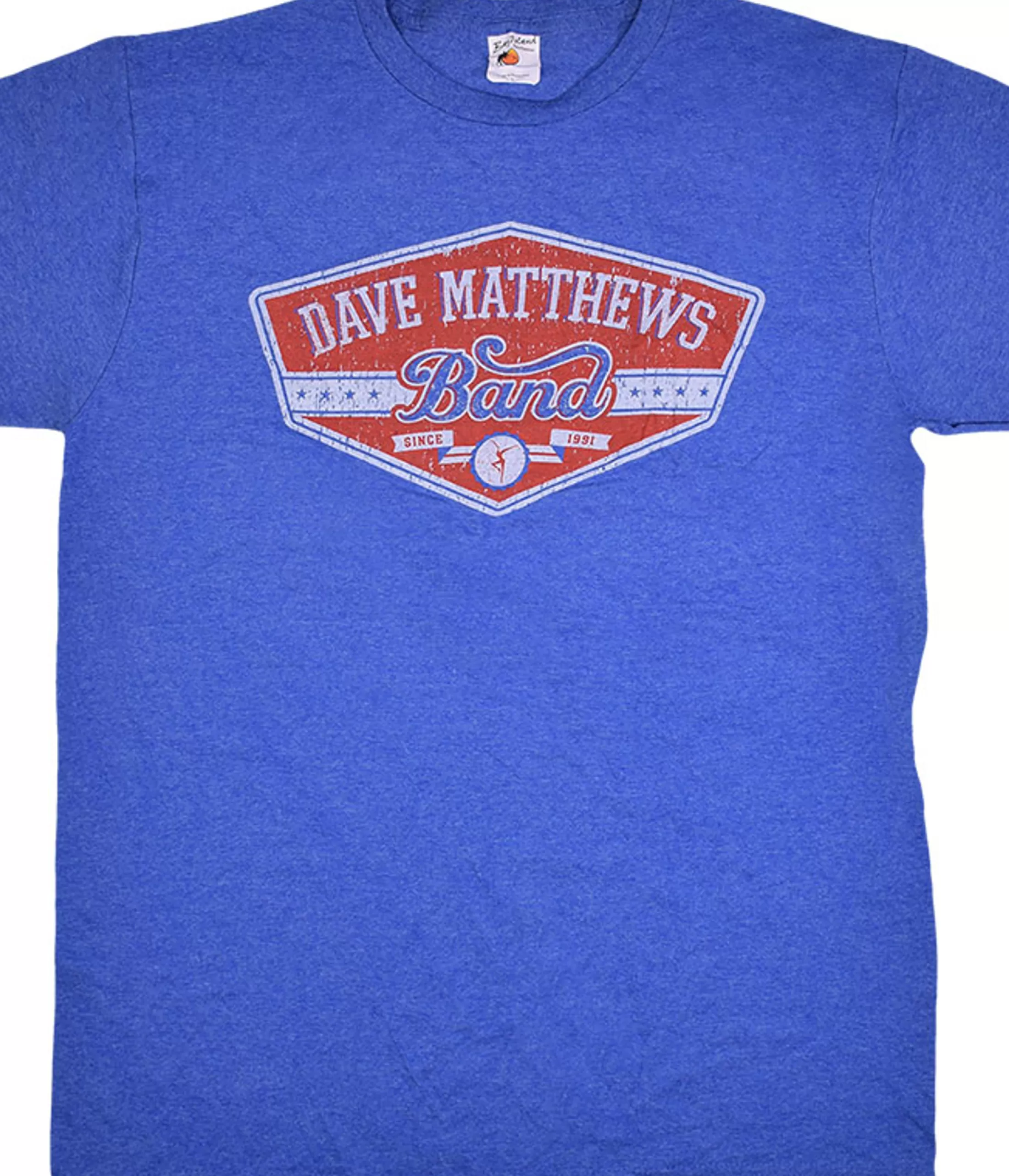 T-Shirt | Dave Matthews Band<Liquid Blue Dave Matthews Band East Side Blue Heather T-Shirt