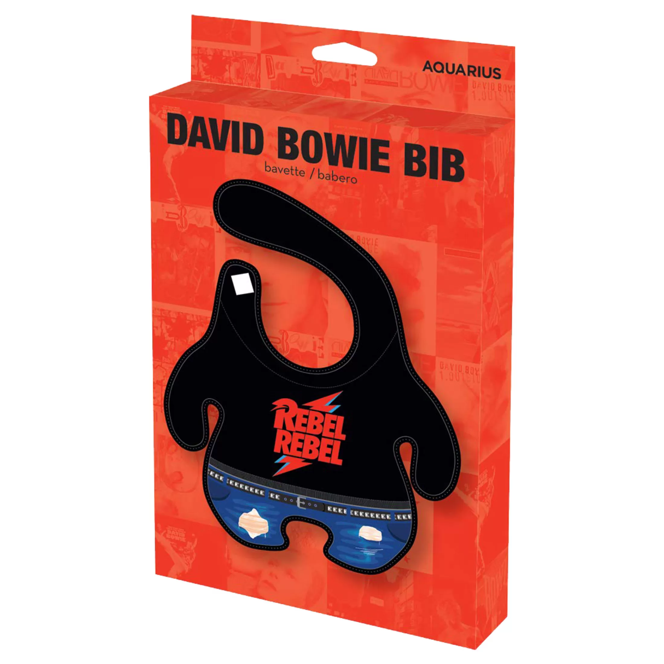 Bibs | David Bowie<Liquid Blue David Bowie Baby Bib