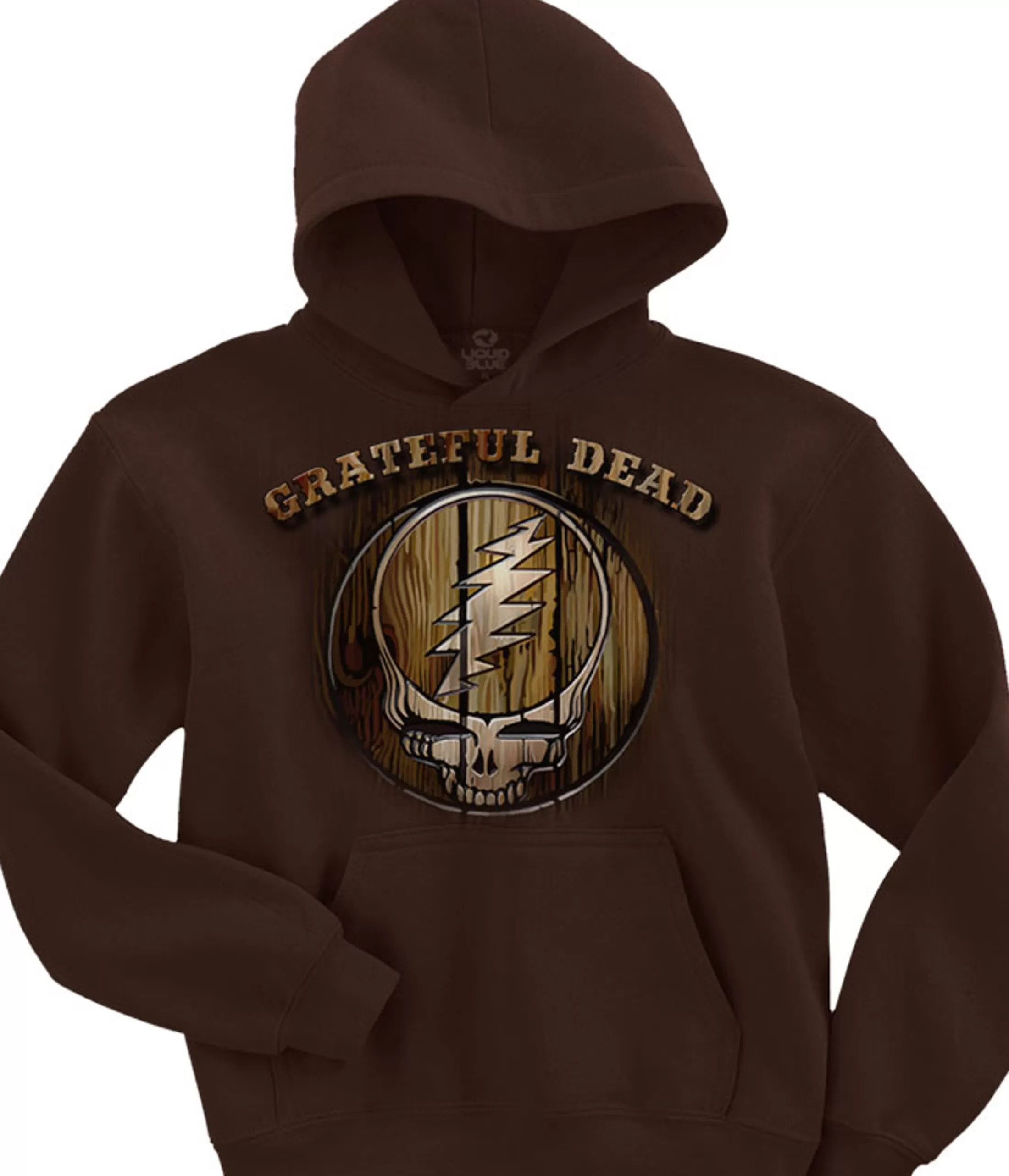 Hoodie | Grateful Dead<Liquid Blue Dead Brand Brown Hoodie