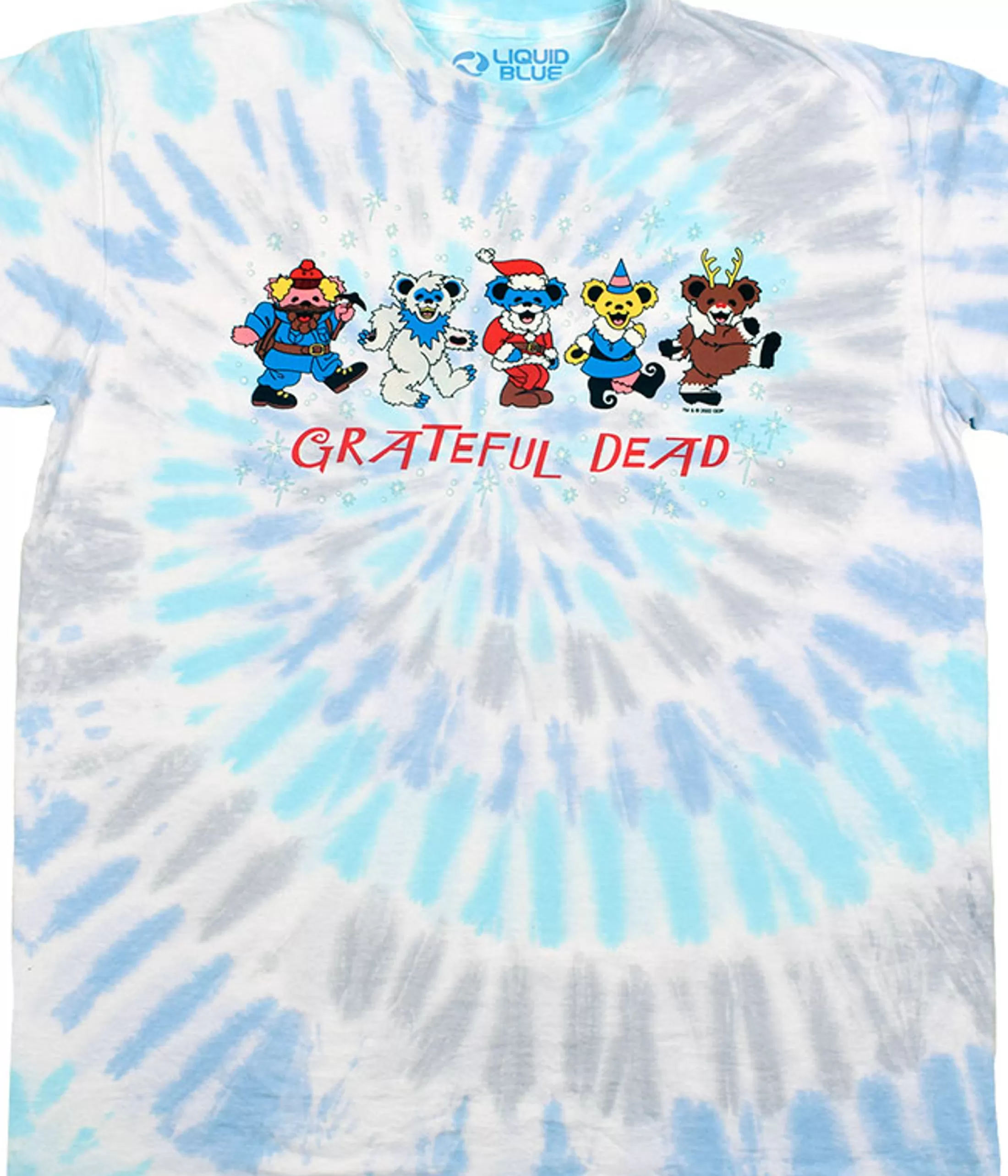 T-Shirt | Dead Nose Reinbears<Liquid Blue Dead Nose Reinbears Tie-Dye T-Shirt