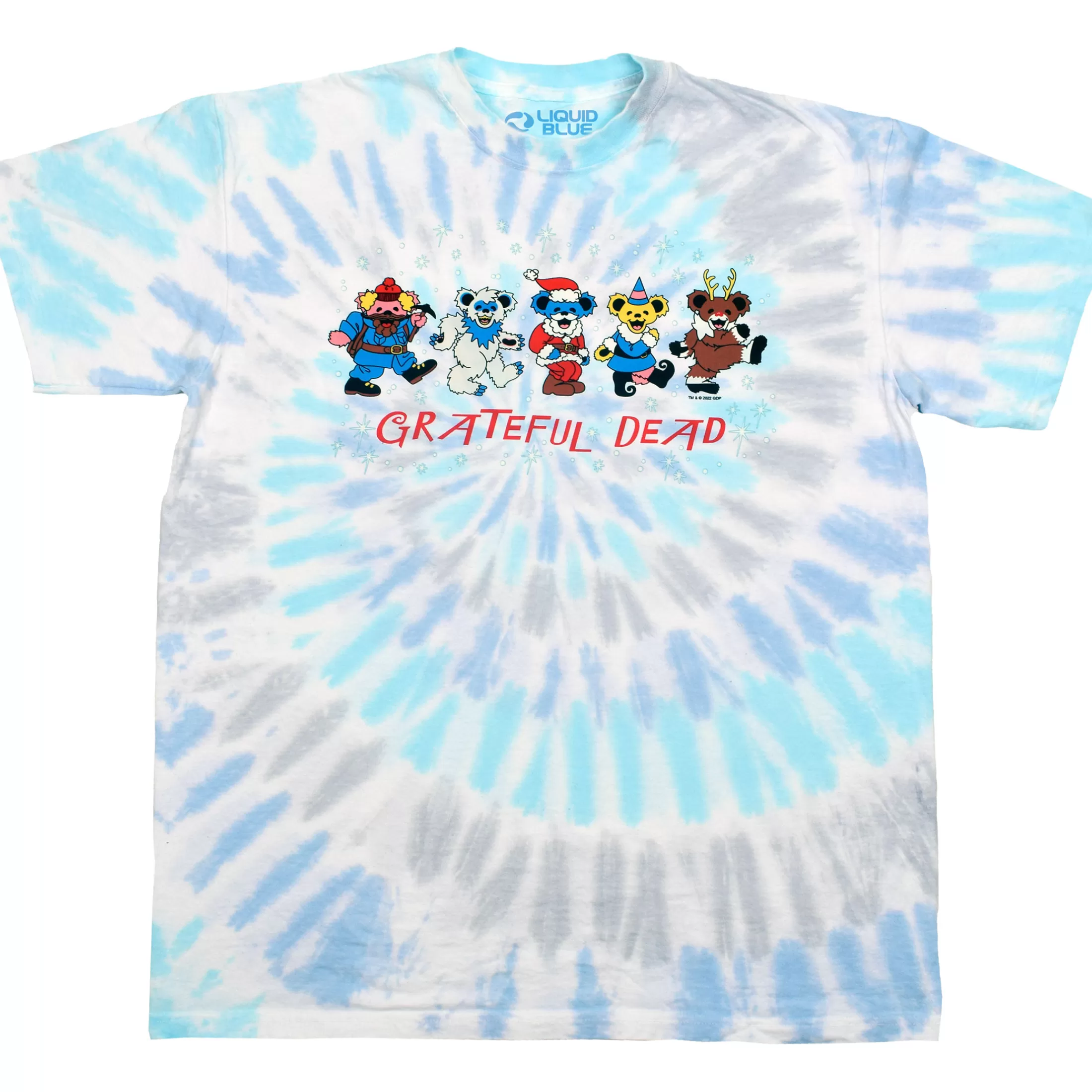 T-Shirt | Dead Nose Reinbears<Liquid Blue Dead Nose Reinbears Tie-Dye T-Shirt