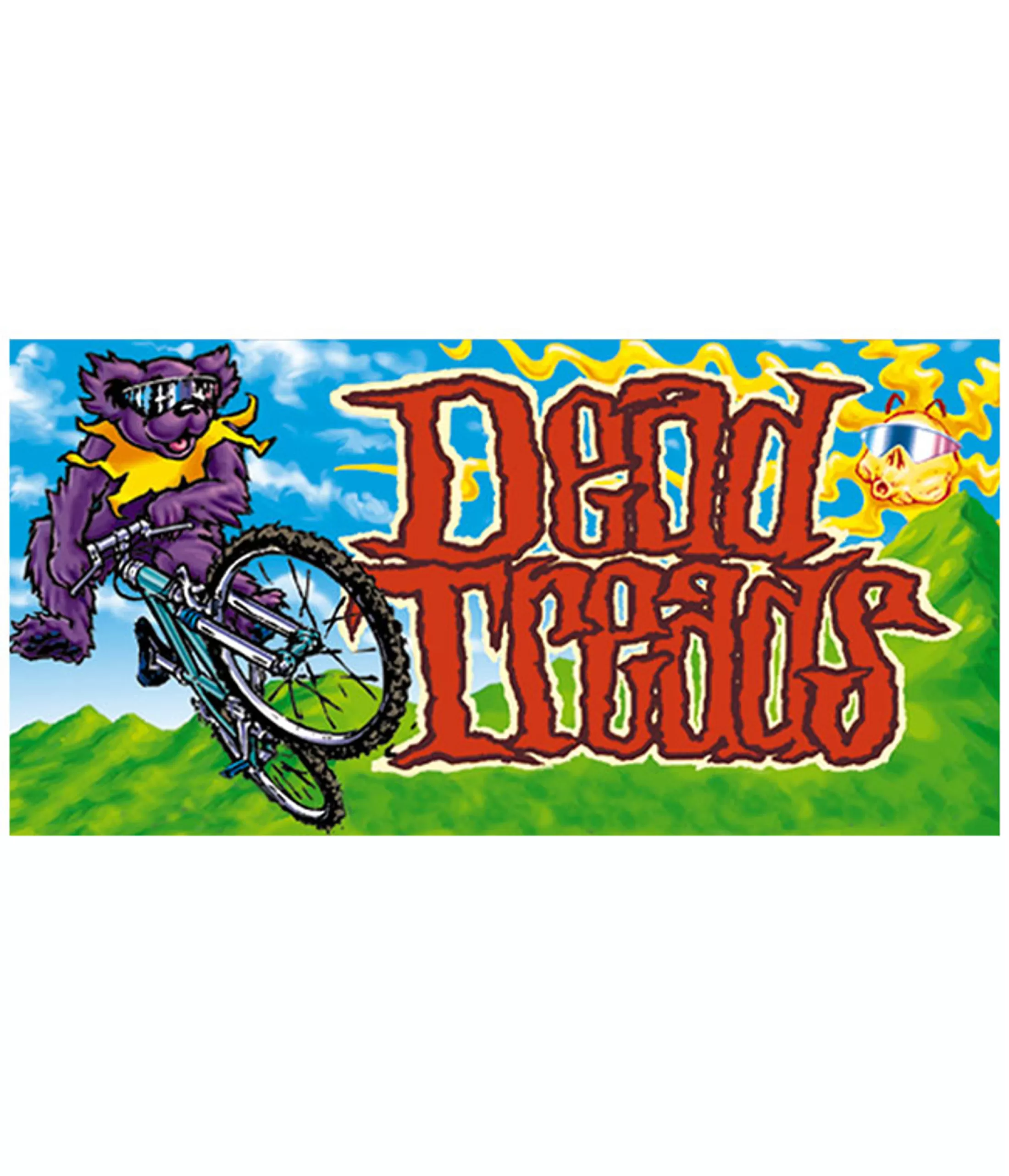 Grateful Dead<Liquid Blue Dead Treads Sticker