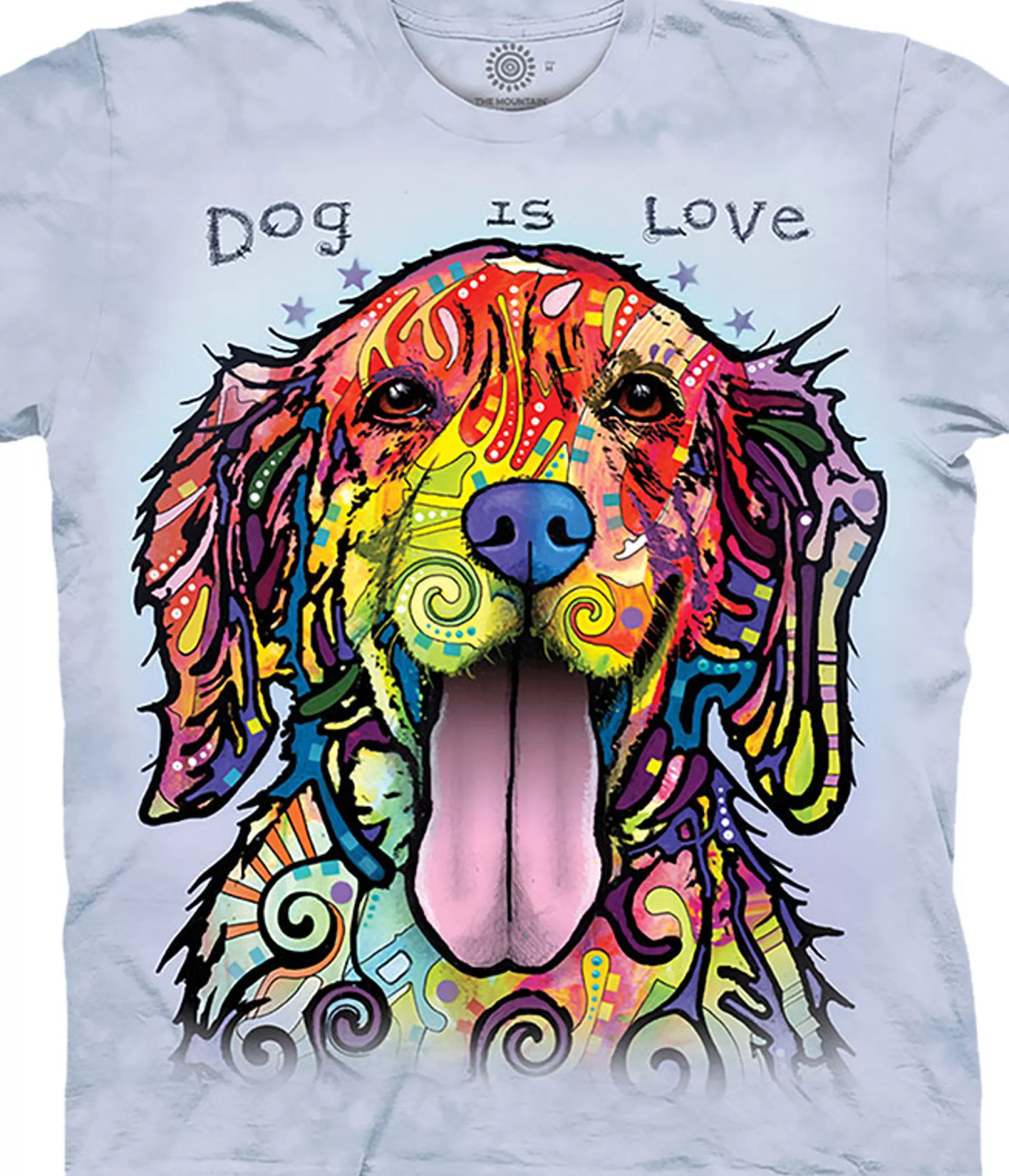 T-Shirt | Pets<Liquid Blue Dog Is Love Classic Cotton T-Shirt