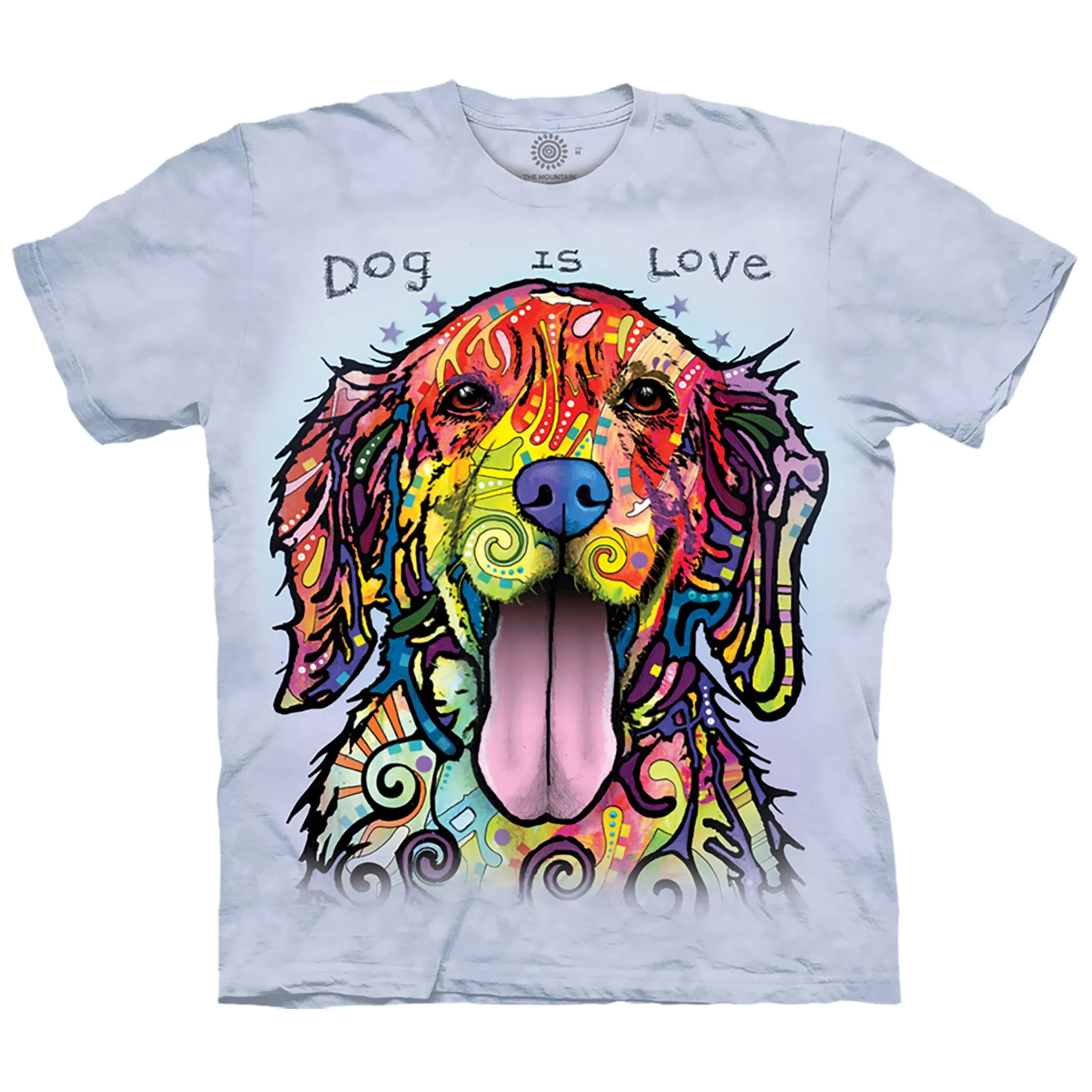 T-Shirt | Pets<Liquid Blue Dog Is Love Classic Cotton T-Shirt