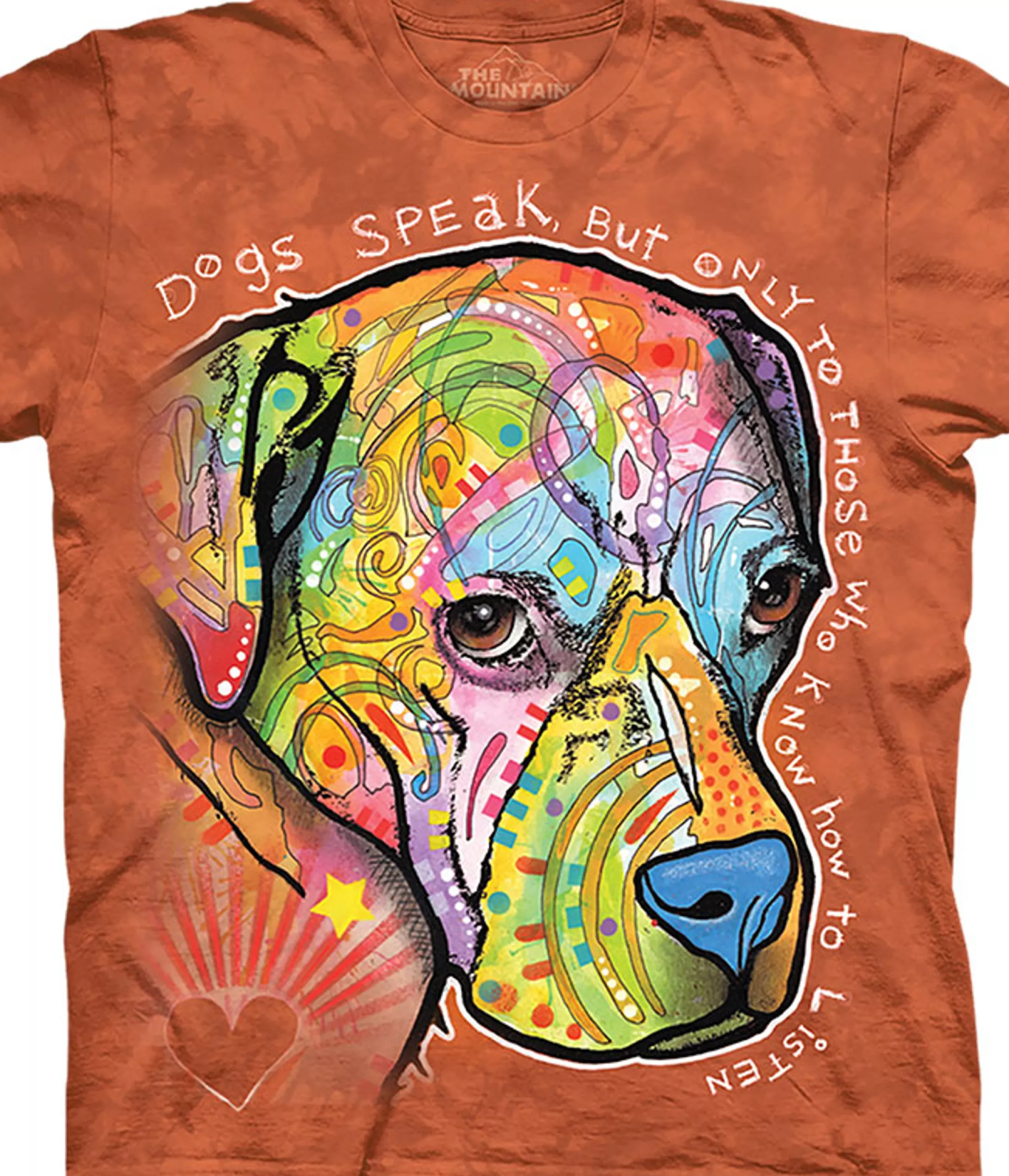 T-Shirt | Pets<Liquid Blue Dogs Speak Classic Cotton T-Shirt