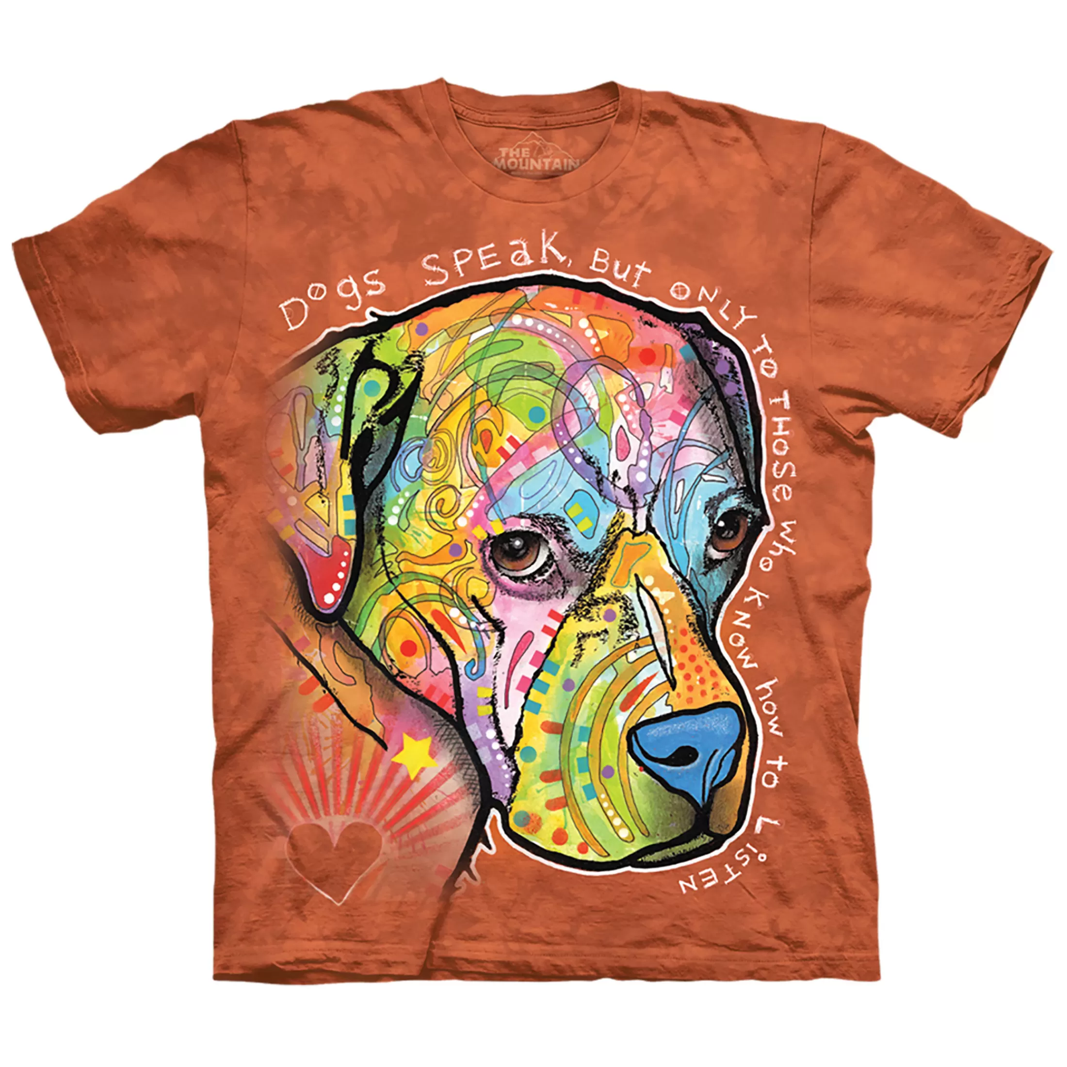 T-Shirt | Pets<Liquid Blue Dogs Speak Classic Cotton T-Shirt