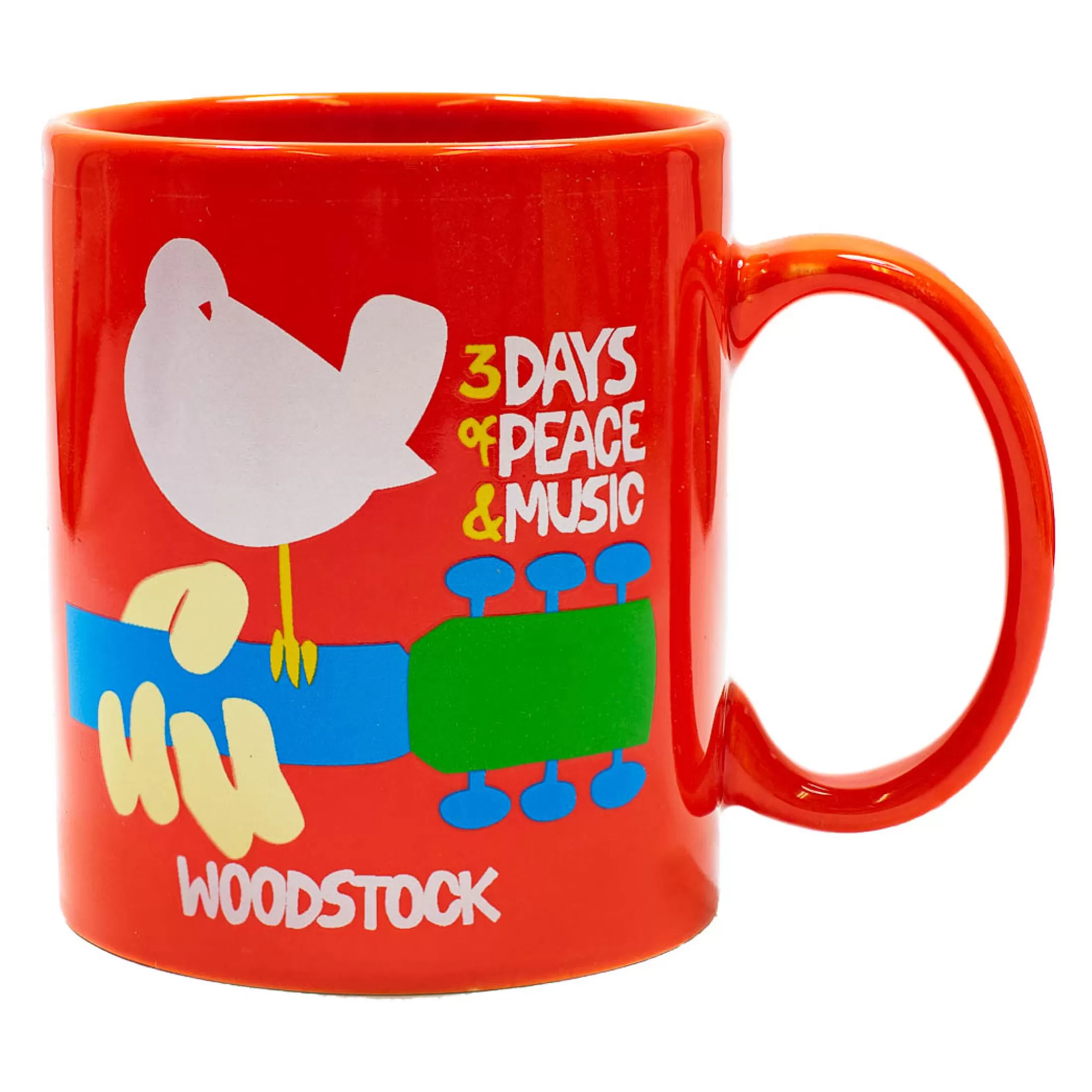 Woodstock<Liquid Blue Dove Red Mug