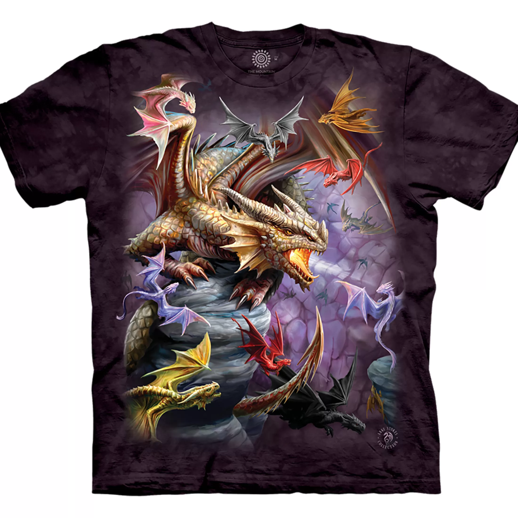 T-Shirt<Liquid Blue Dragon Clan Classic Cotton T-Shirt