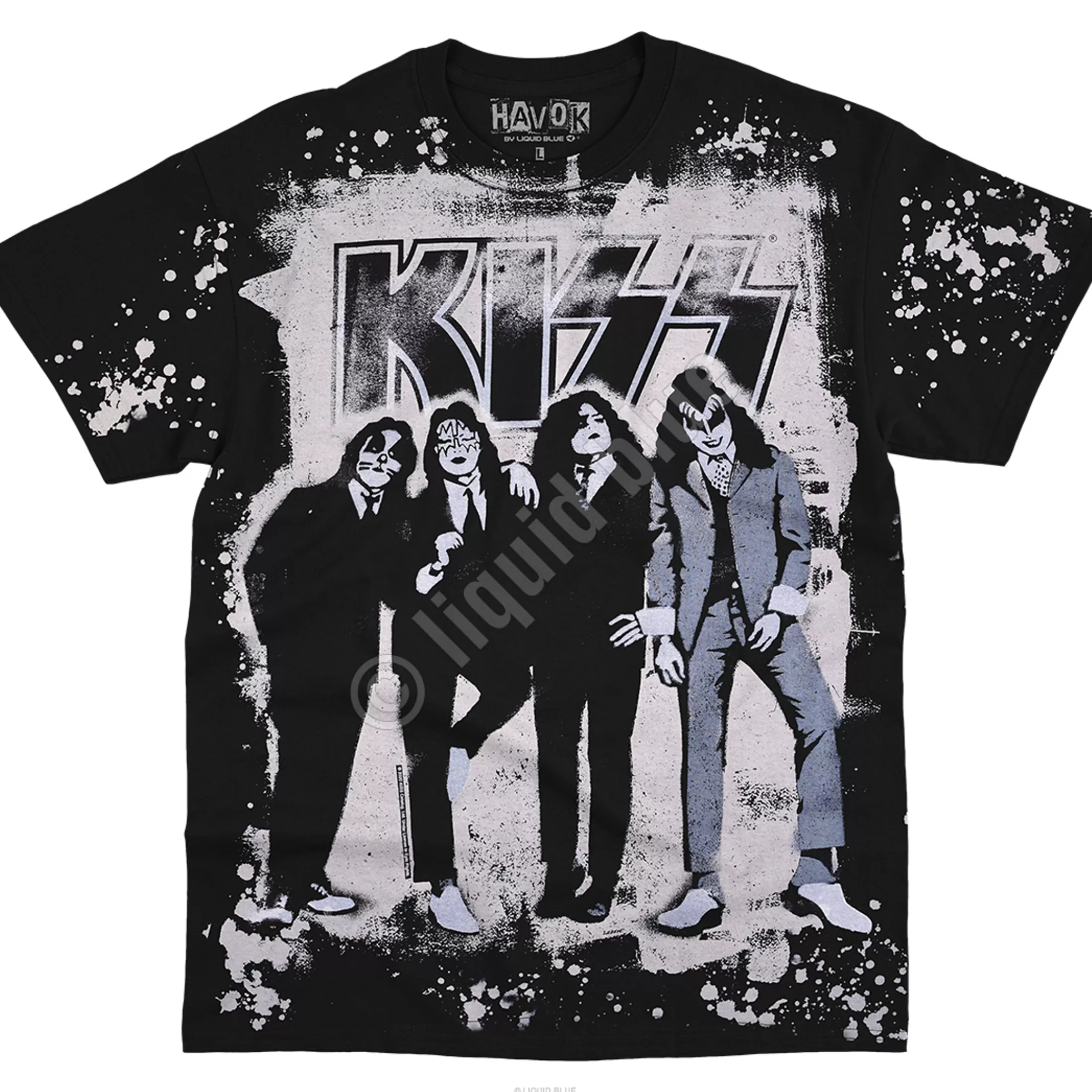 T-Shirt | Havok<Liquid Blue Dressed To Kill Havok Black T-Shirt