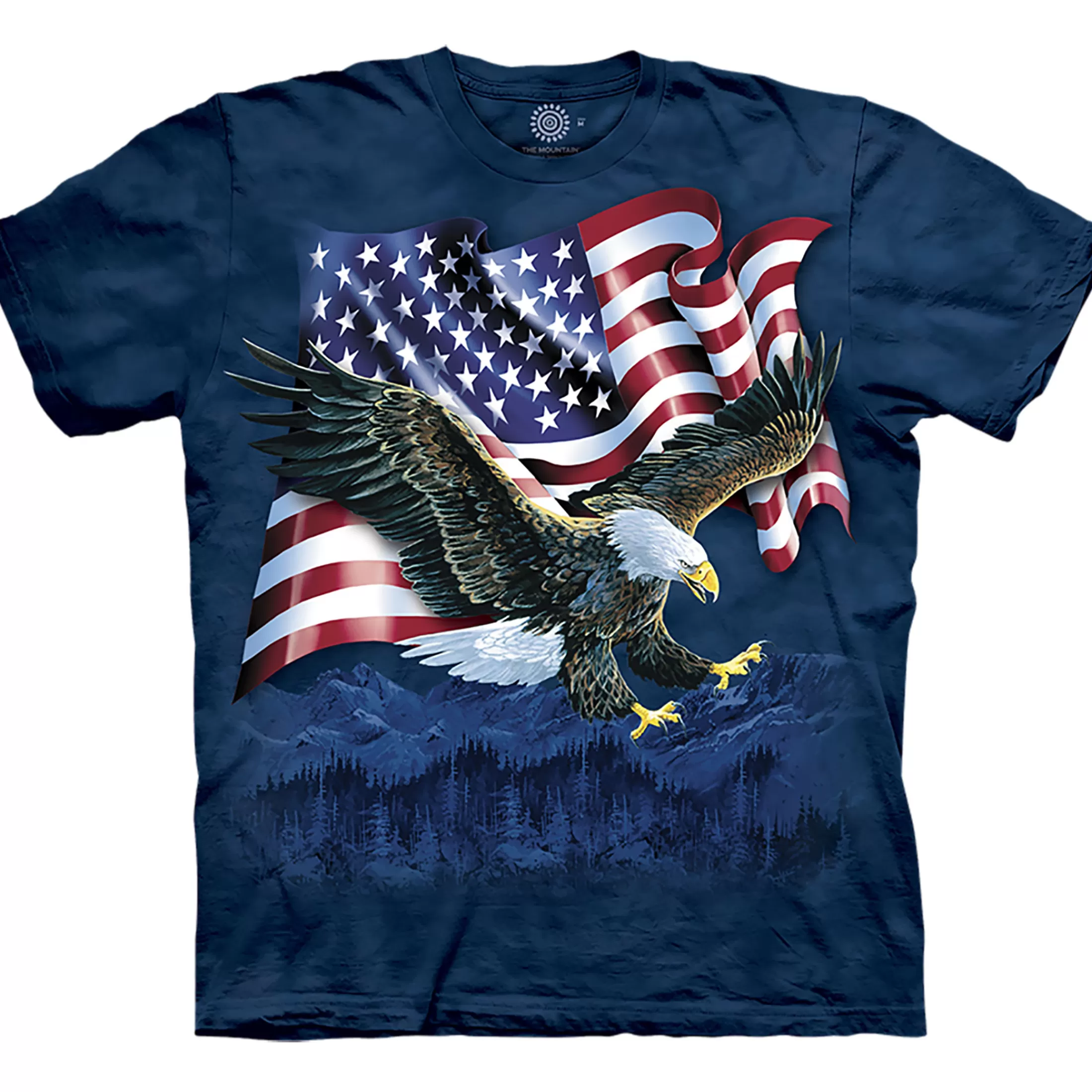 T-Shirt | Birds<Liquid Blue Eagle Talon Flag Classic Cotton T-Shirt