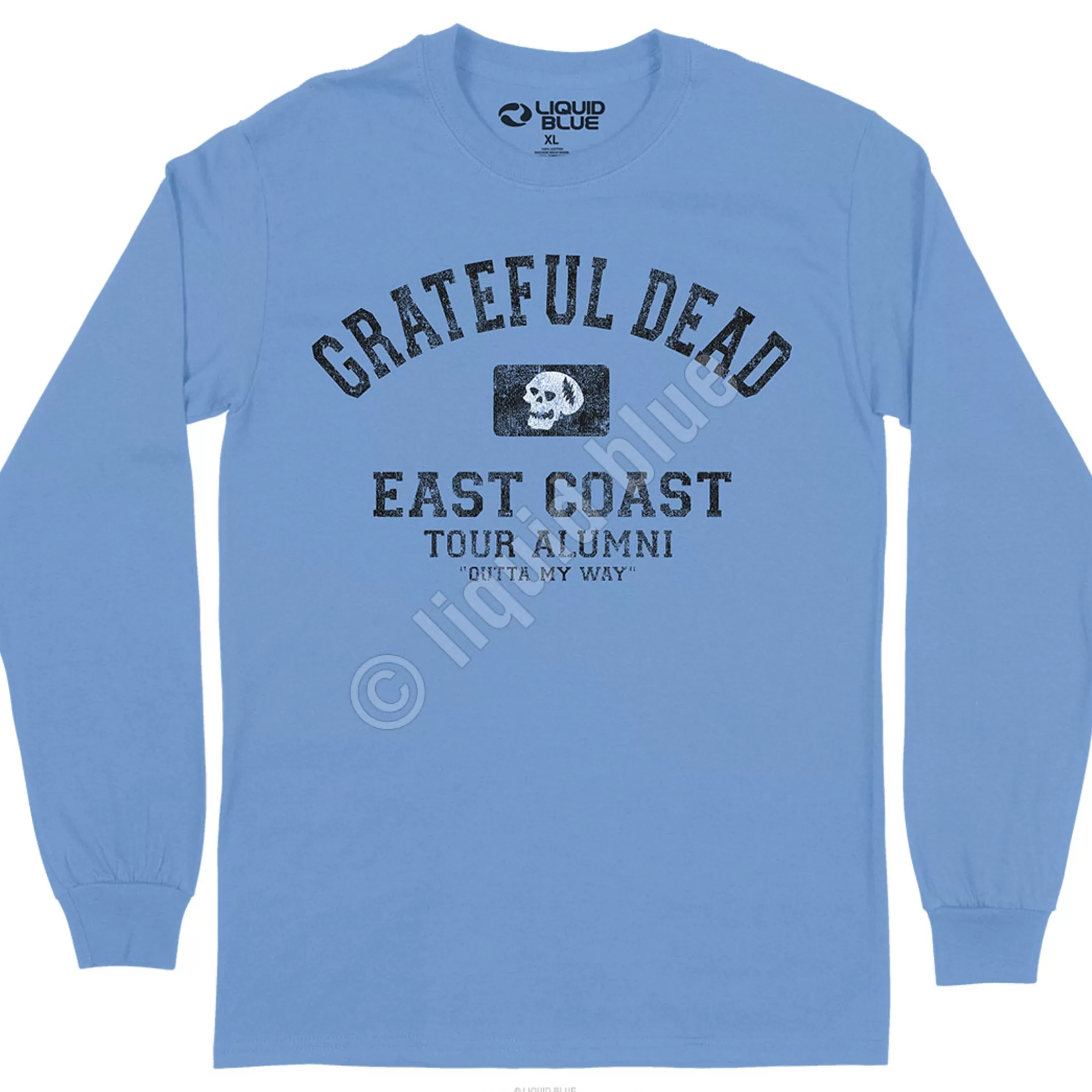 Long Sleeve | Grateful Dead<Liquid Blue East Coast Long Sleeve T-Shirt