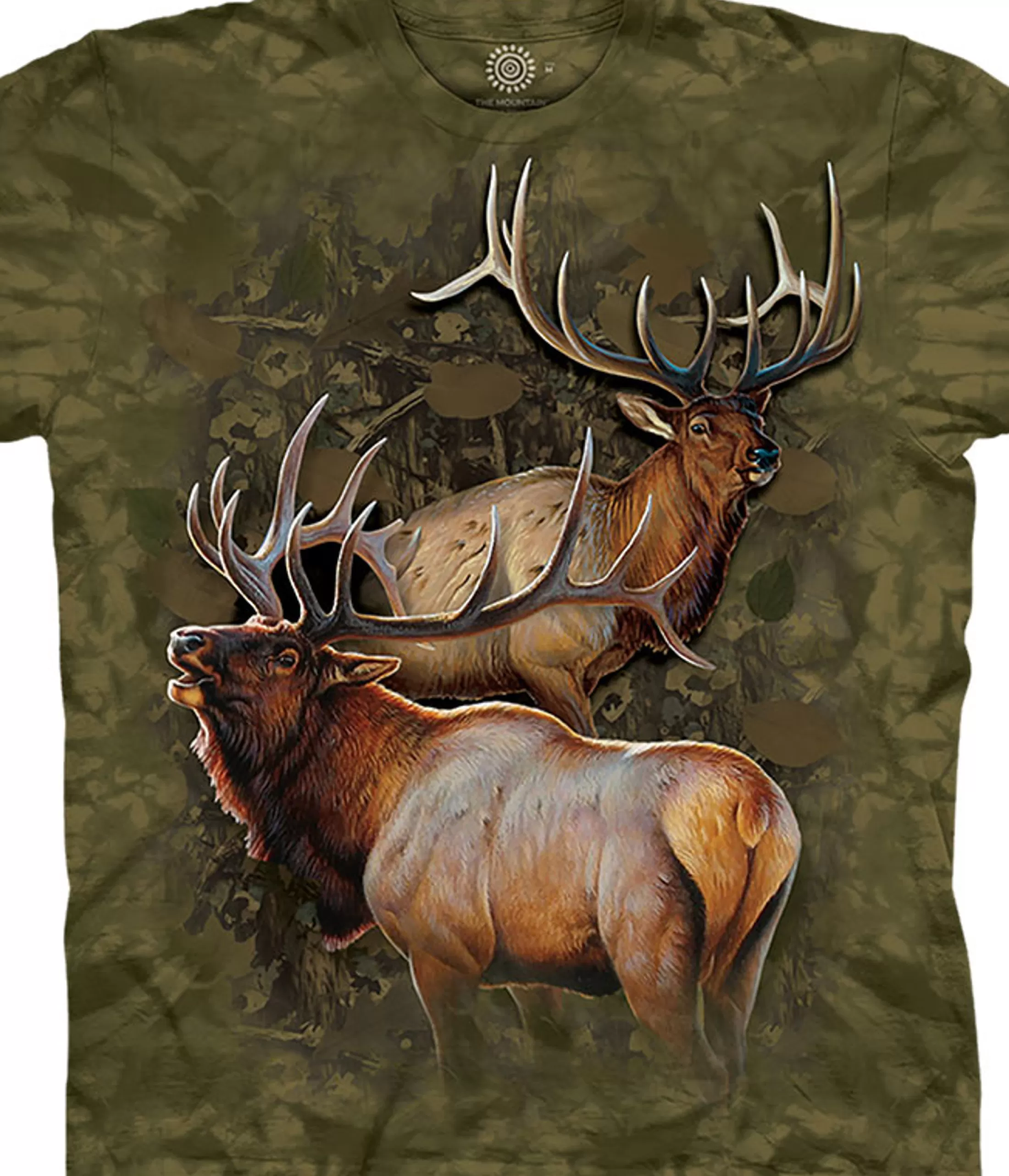 T-Shirt<Liquid Blue Elk Duo Classic Cotton T-Shirt