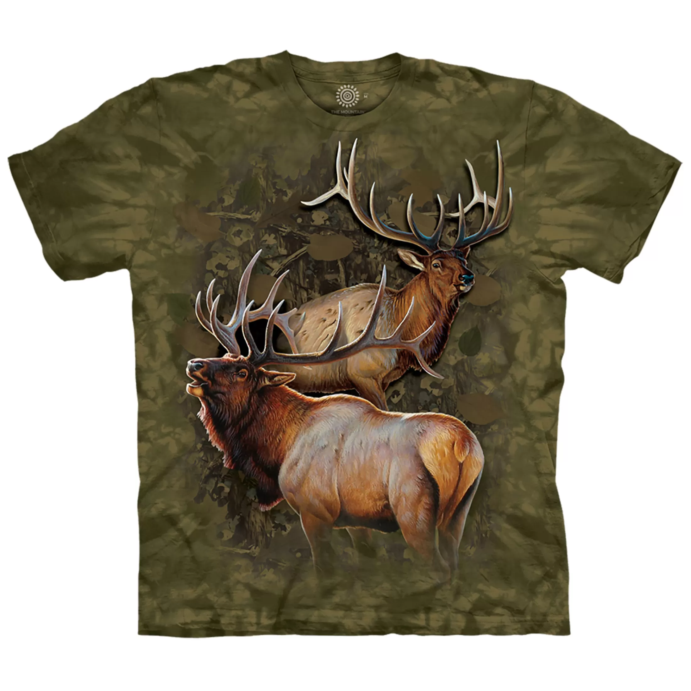 T-Shirt<Liquid Blue Elk Duo Classic Cotton T-Shirt