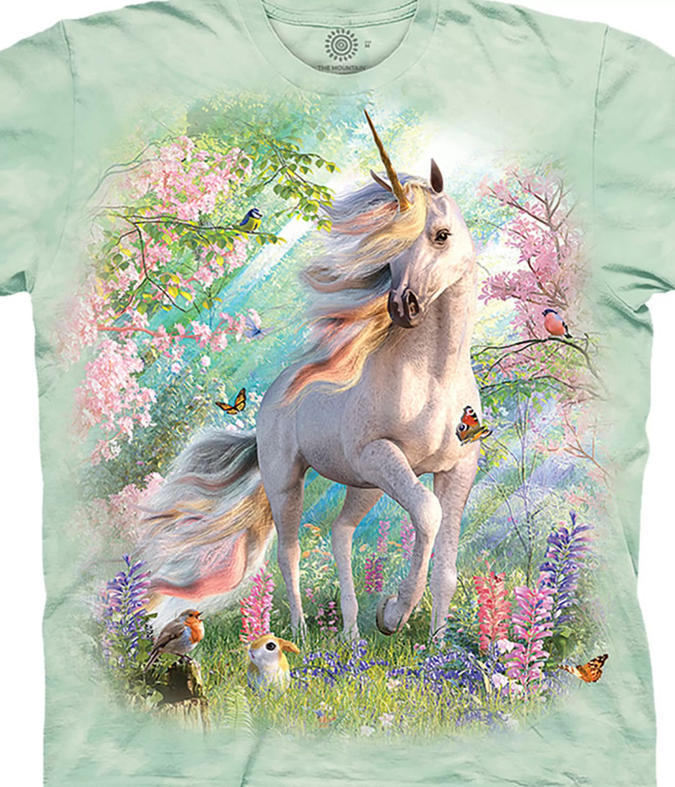 T-Shirt | Unicorns<Liquid Blue Enchanted Unicorn Classic Cotton T-Shirt