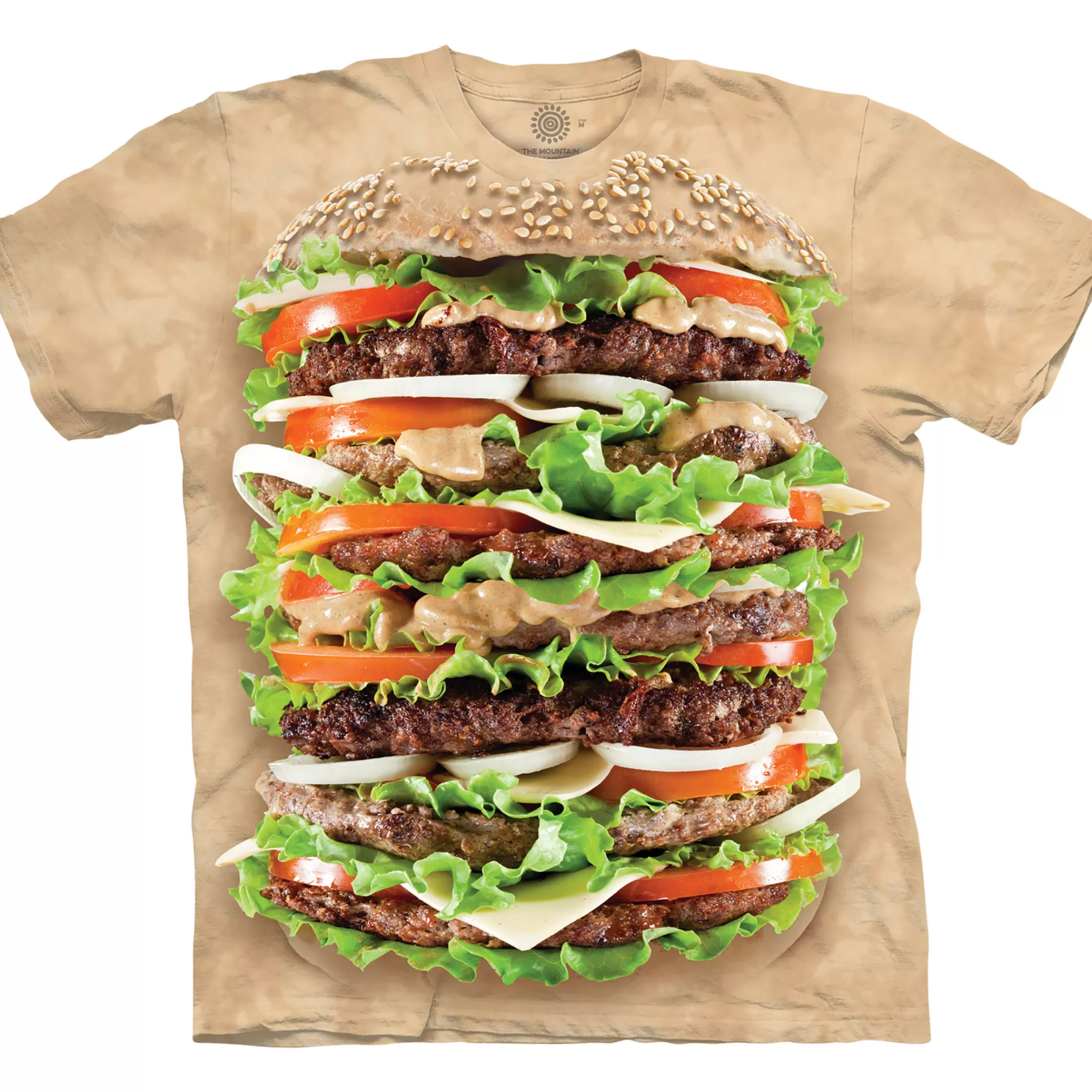 T-Shirt | Novelty<Liquid Blue Epic Burger Classic Cotton T-Shirt