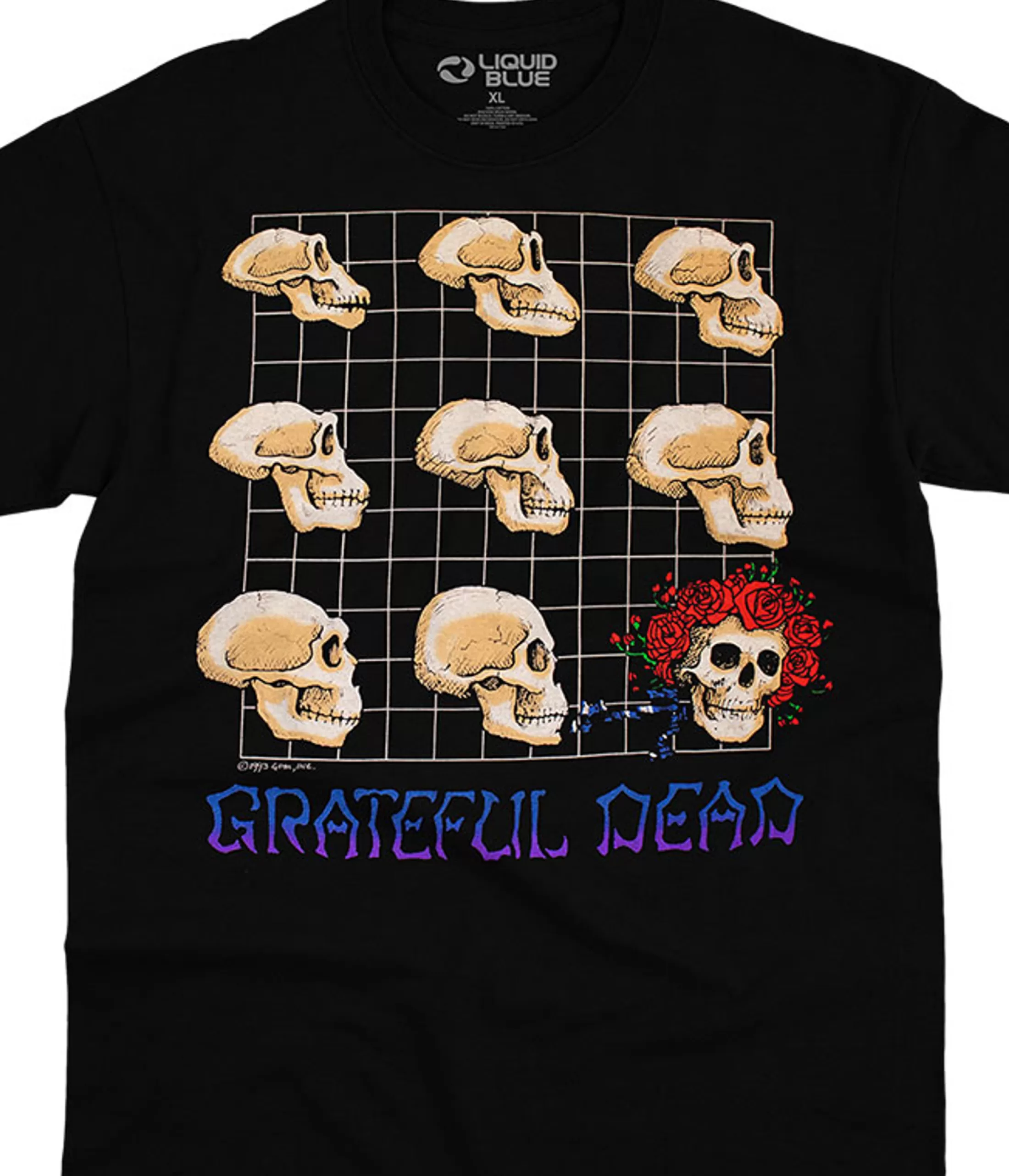 T-Shirt | Grateful Dead<Liquid Blue Evolution Black T-Shirt