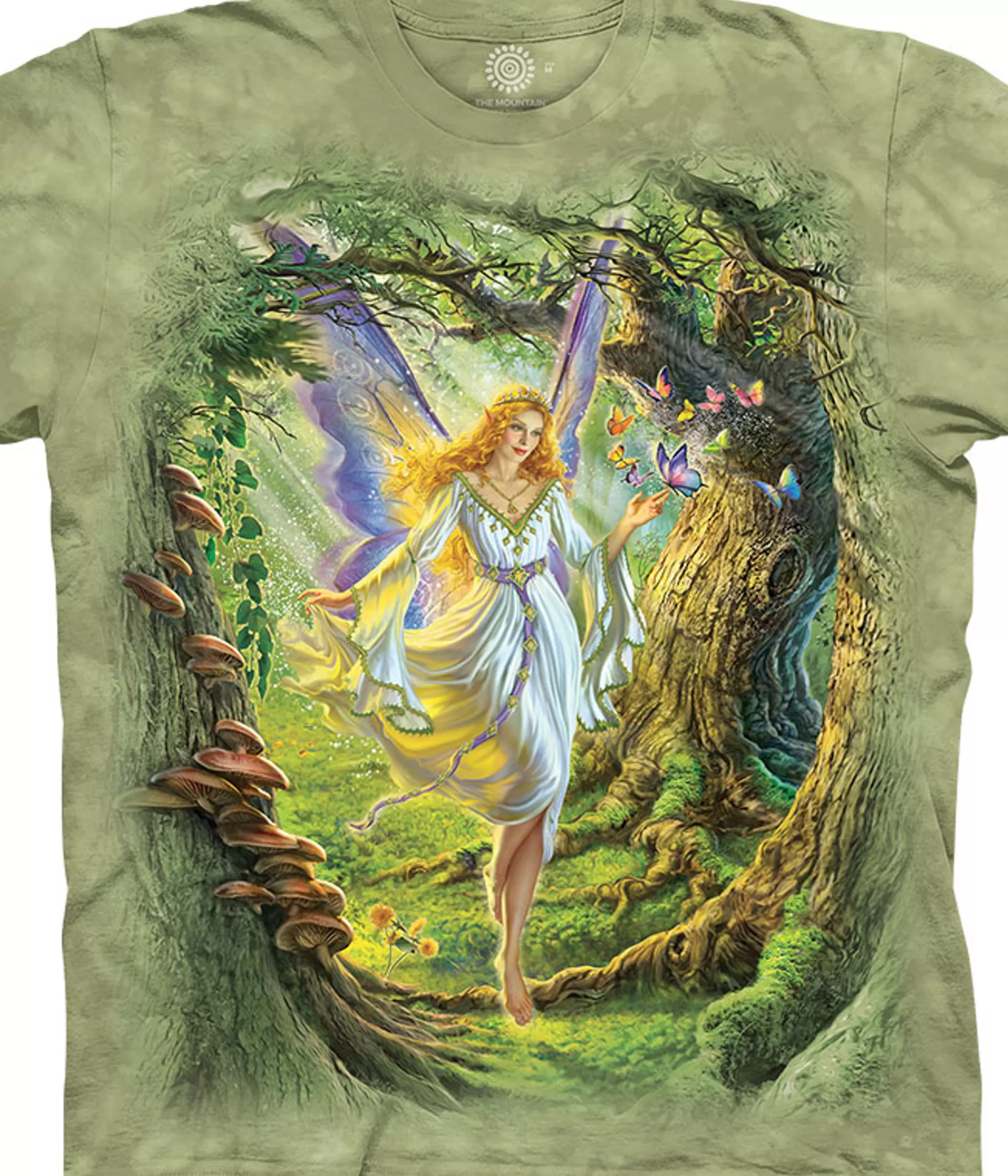 T-Shirt<Liquid Blue Fairy Queen Classic Cotton T-Shirt