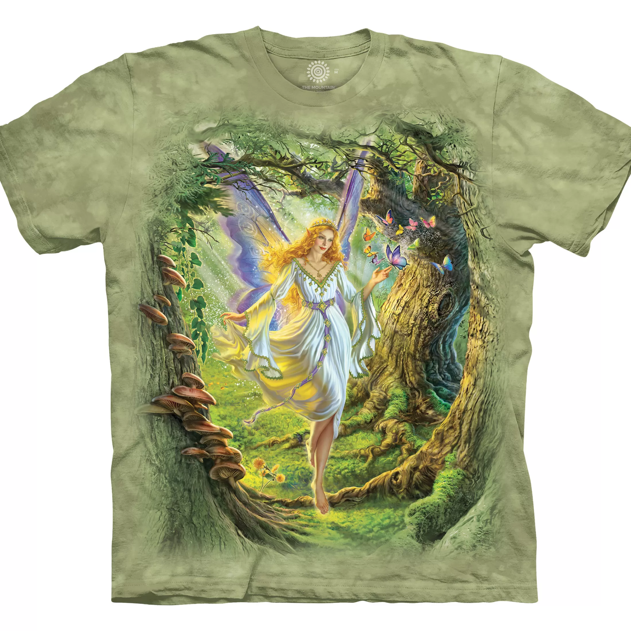 T-Shirt<Liquid Blue Fairy Queen Classic Cotton T-Shirt