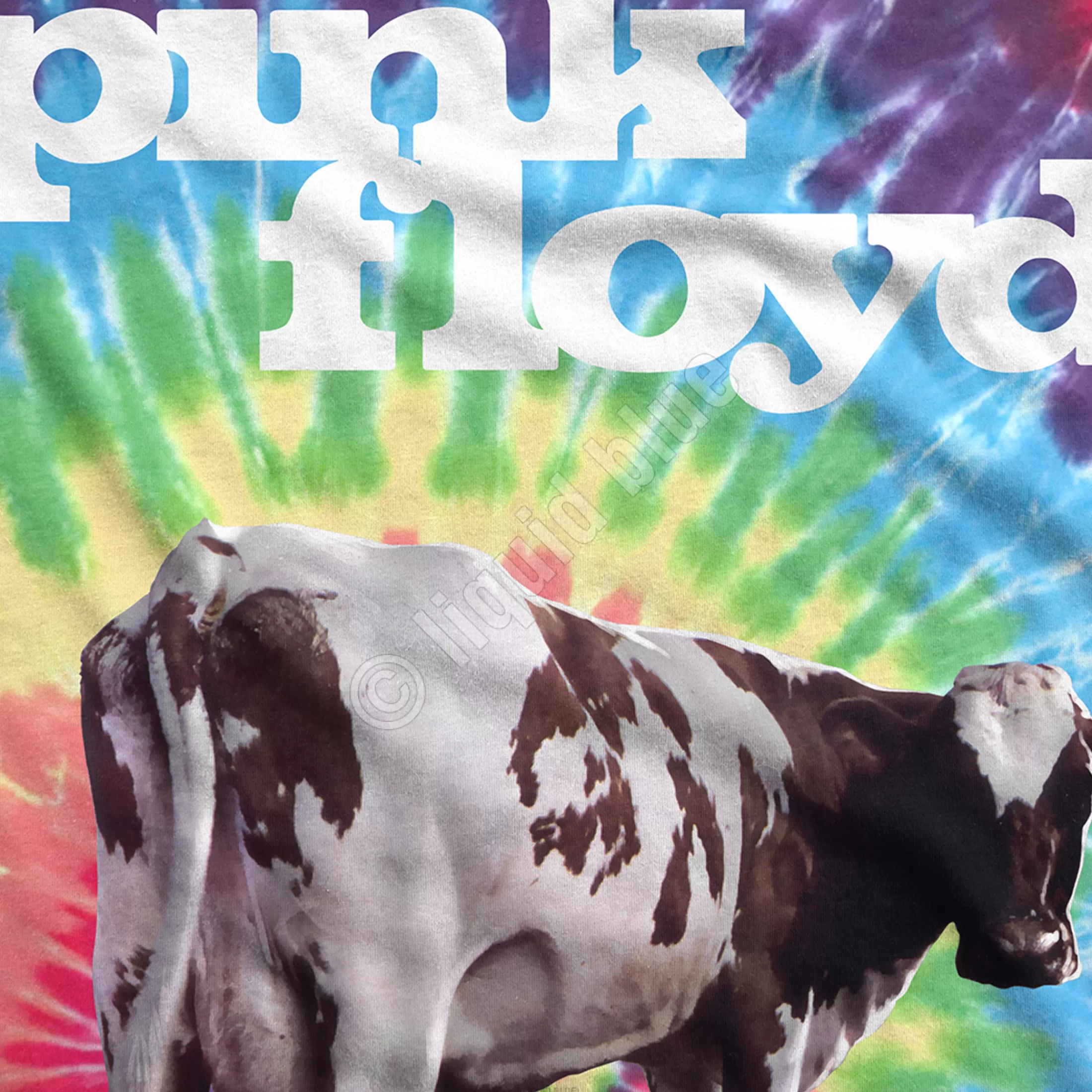 T-Shirt | Pink Floyd<Liquid Blue Fat Old Sun White T-Shirt