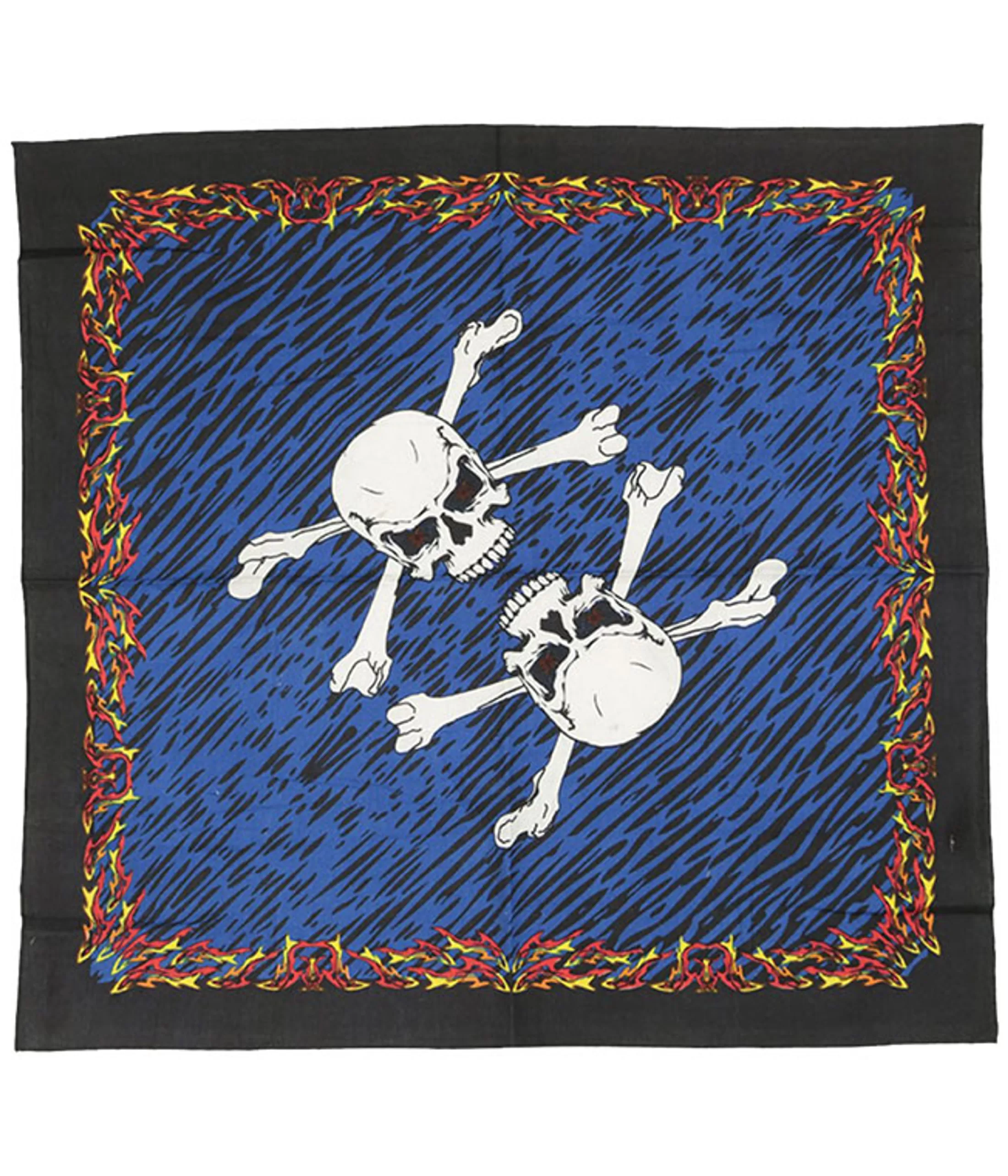 Bandanas | Liquid Blue<Liquid Blue Fire And Bones 3D Bandana