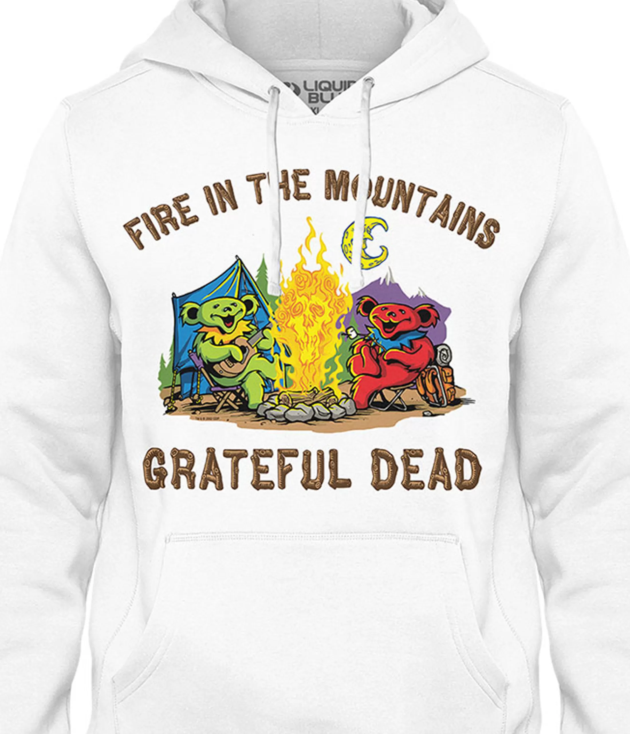 Hoodie | Grateful Dead<Liquid Blue Fire In The Mountain Hoodie