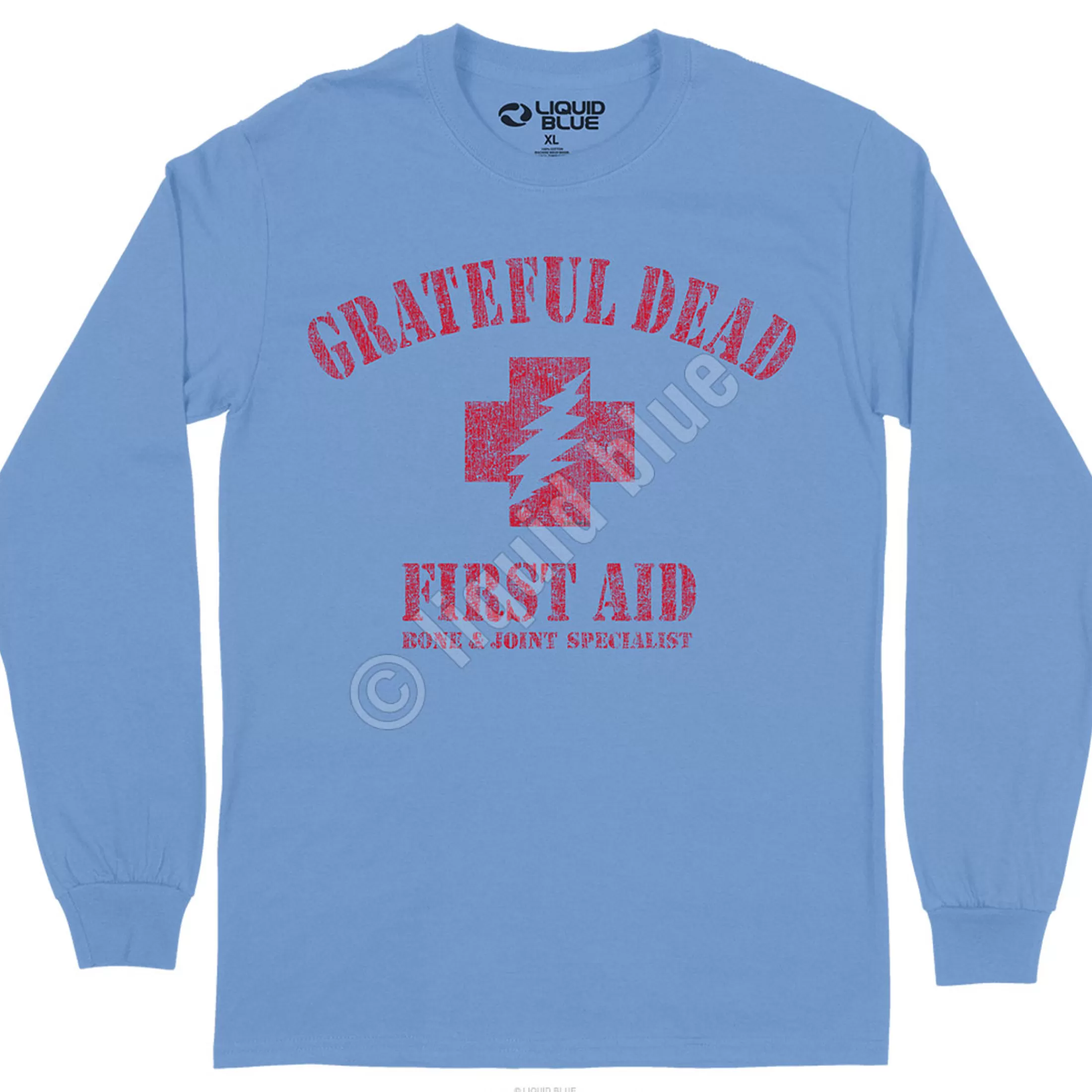 Long Sleeve | Grateful Dead<Liquid Blue First Aid Long Sleeve T-Shirt