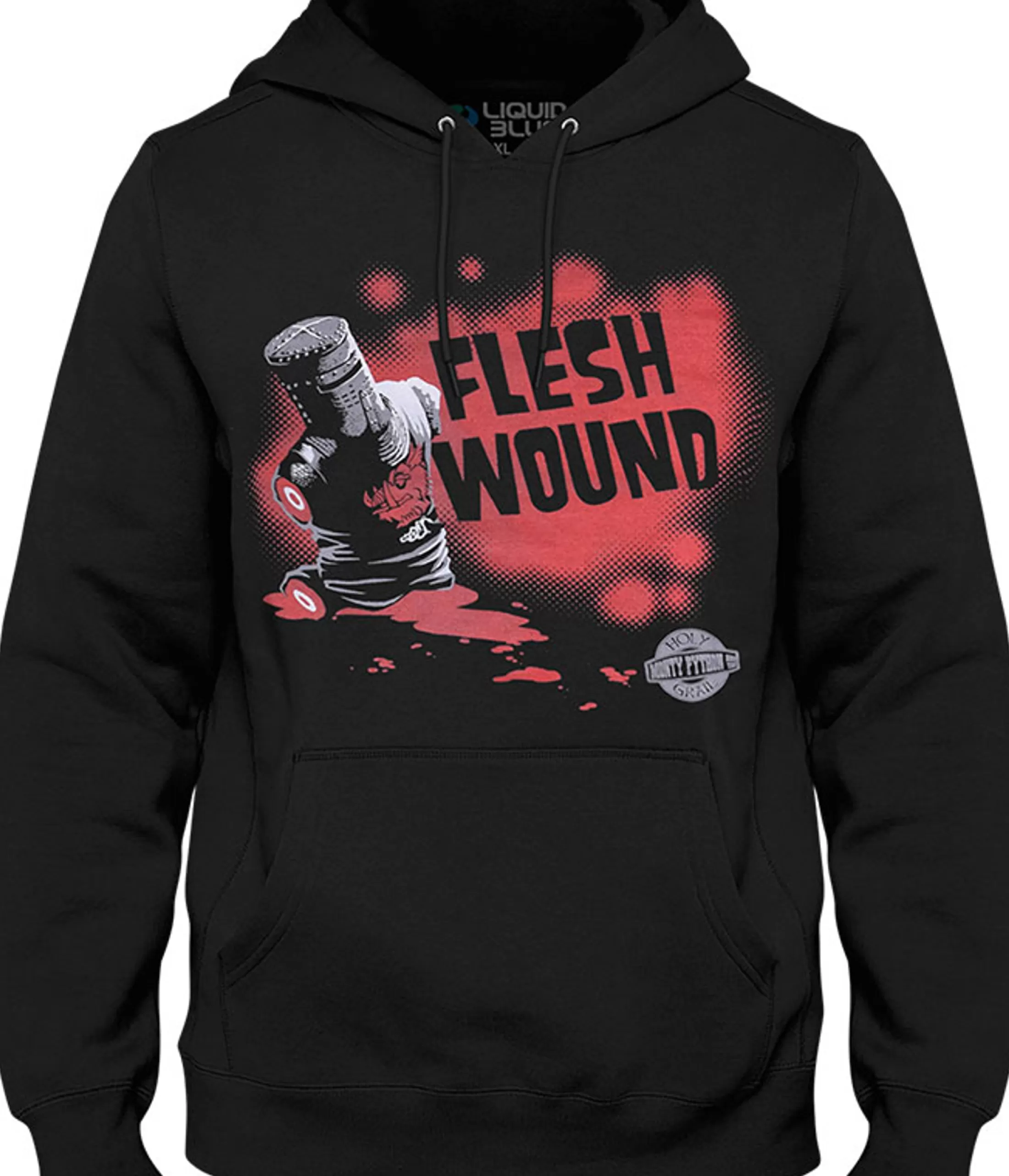 Hoodie | Monty Python<Liquid Blue Flesh Wound Black Hoodie