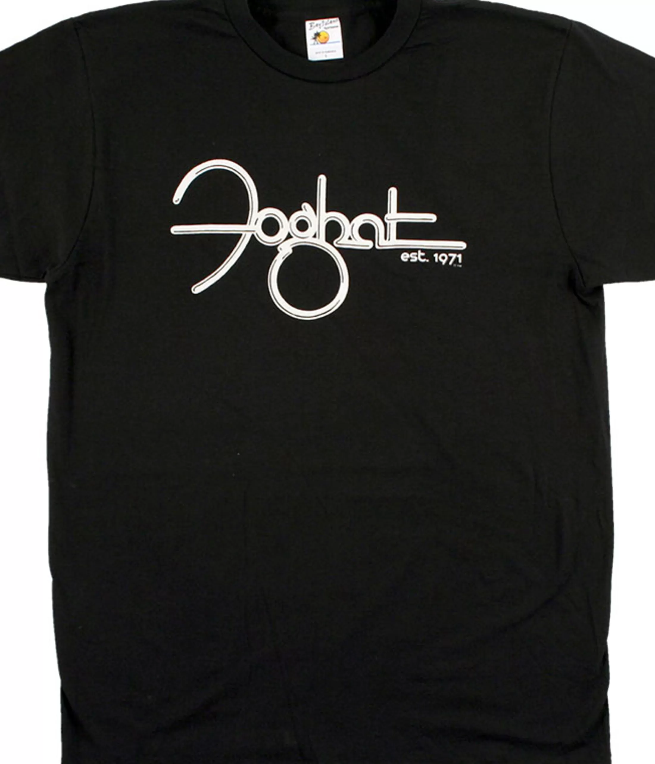 T-Shirt | Foghat<Liquid Blue Foghat Established 1971 Black T-Shirt