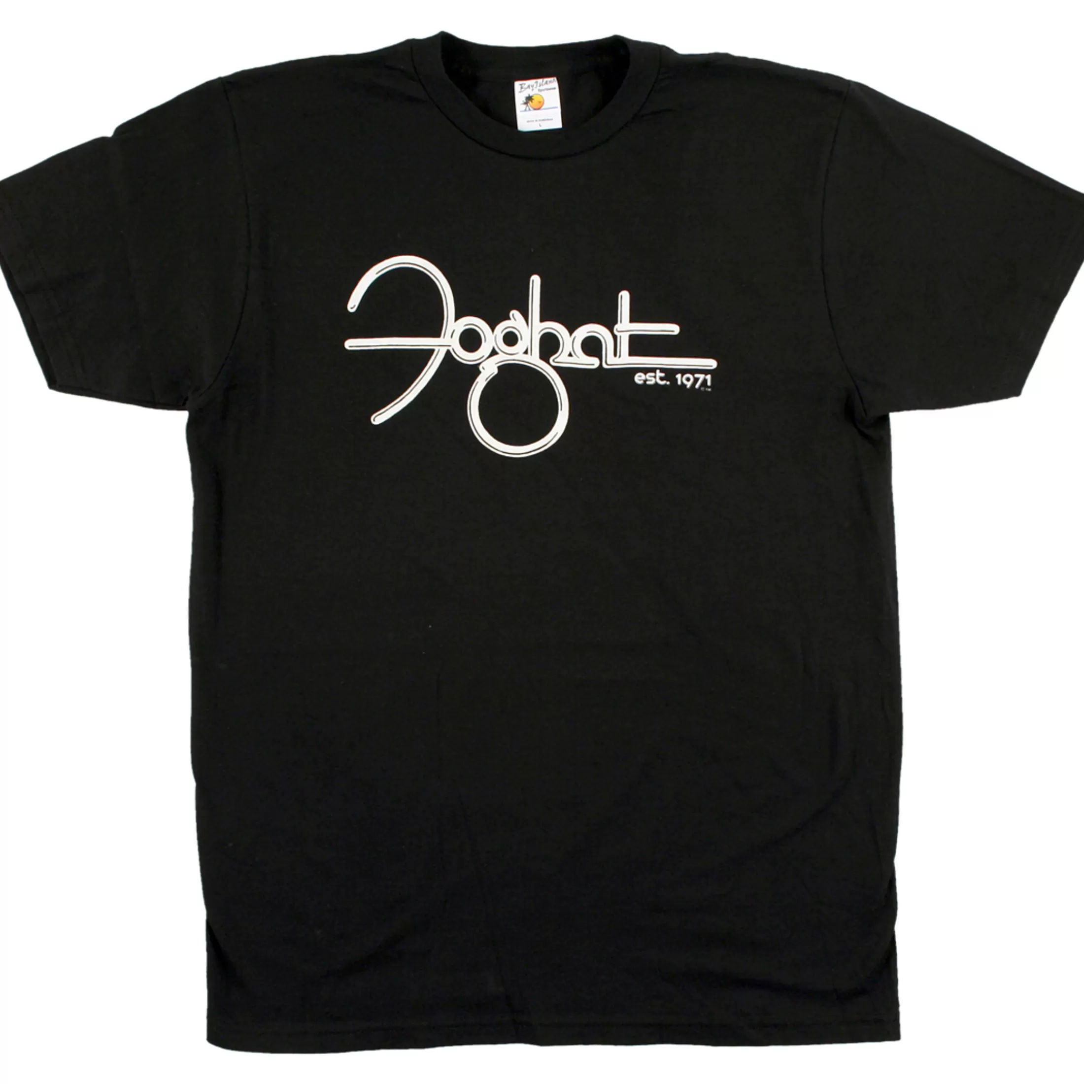 T-Shirt | Foghat<Liquid Blue Foghat Established 1971 Black T-Shirt