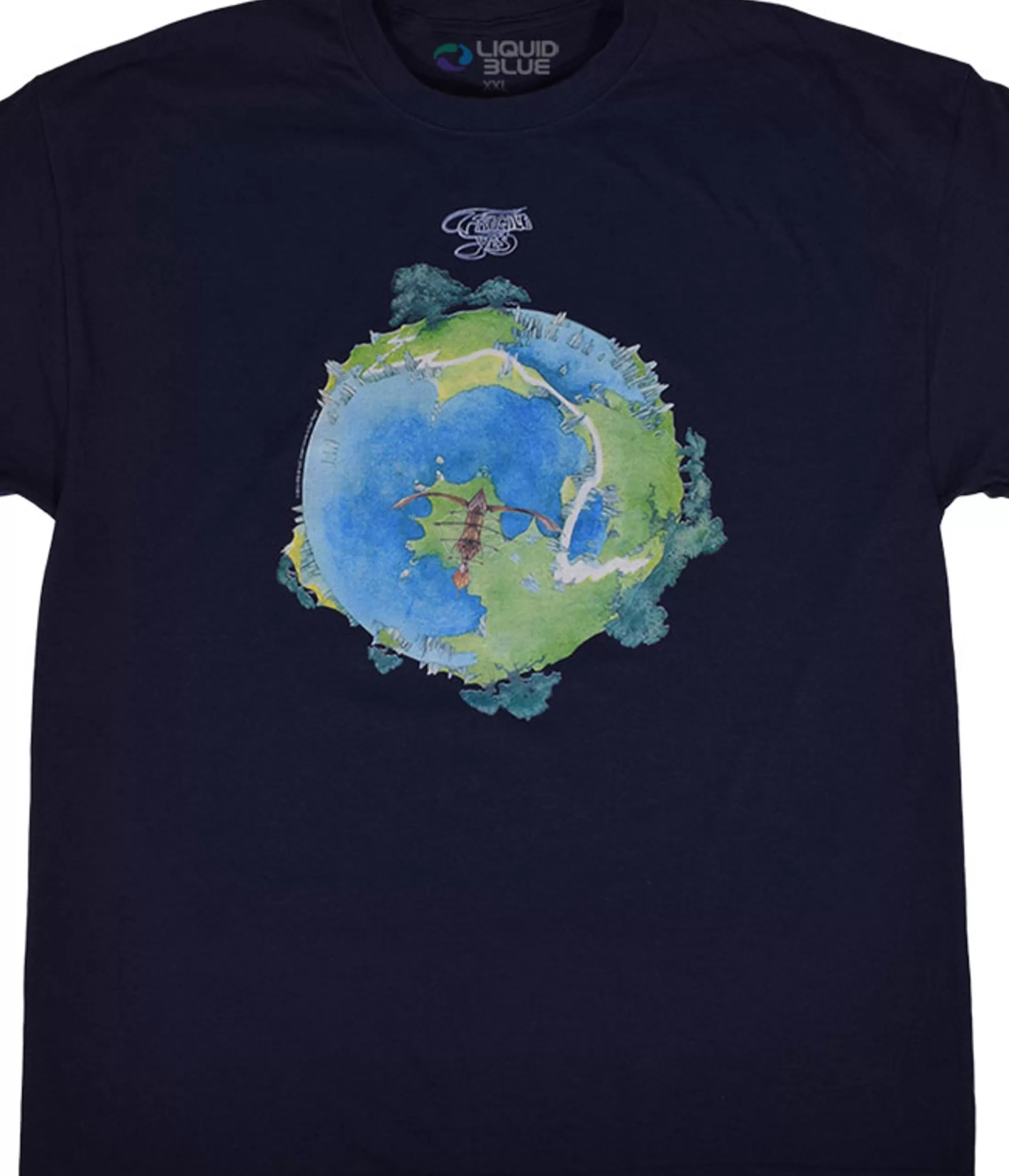 T-Shirt | Yes<Liquid Blue Fragile Navy T-Shirt