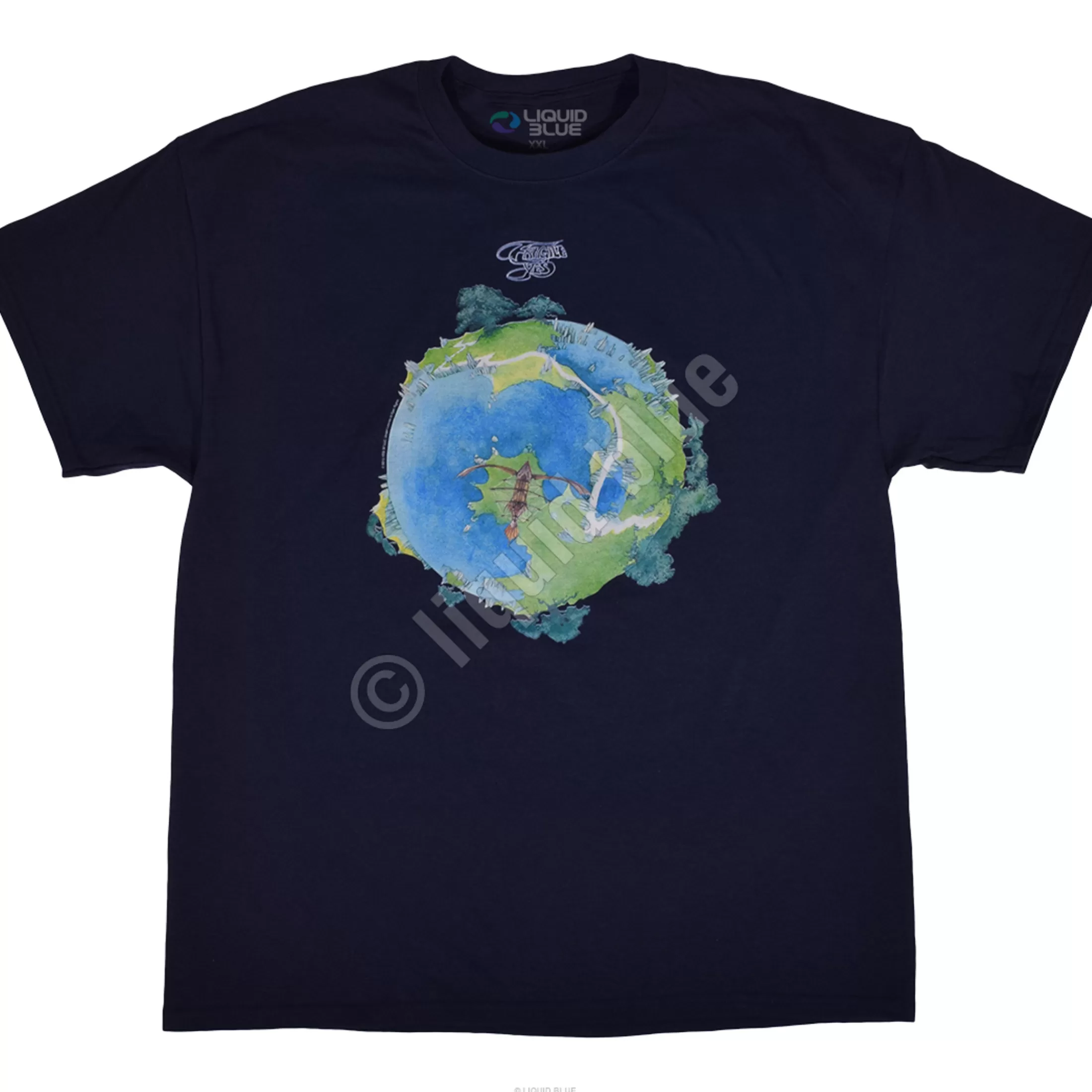 T-Shirt | Yes<Liquid Blue Fragile Navy T-Shirt