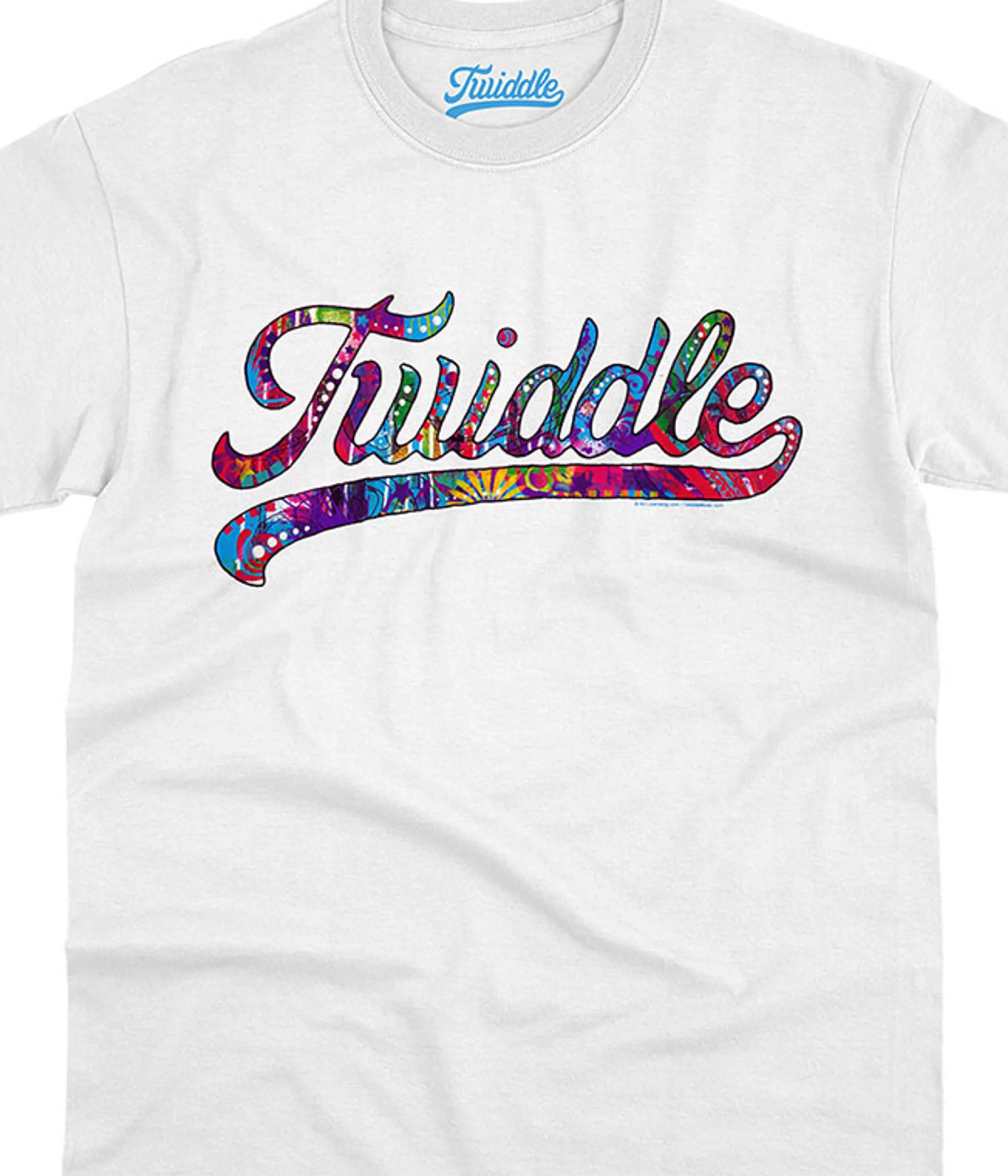 T-Shirt | Twiddle<Liquid Blue Frankenfoote White T-Shirt