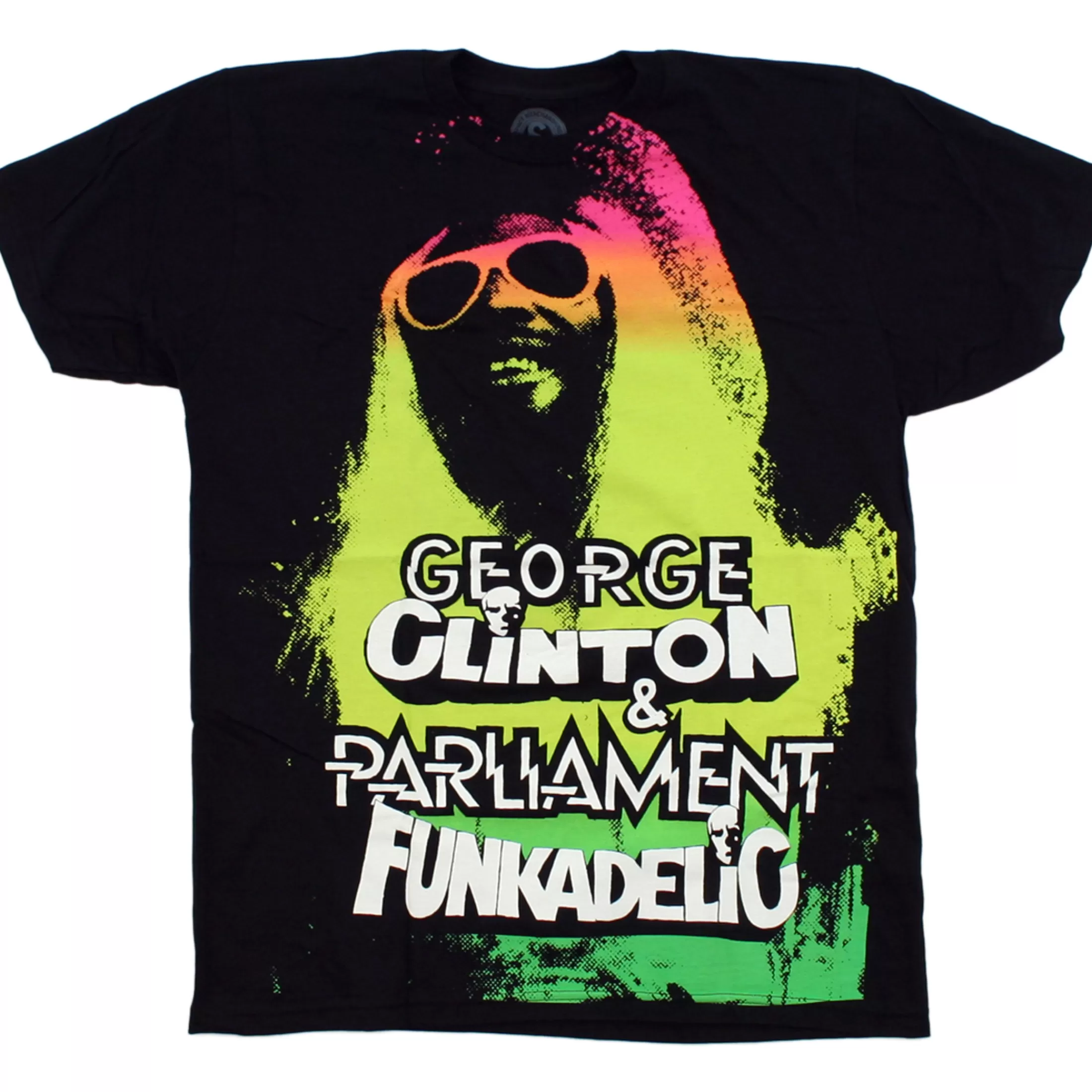 T-Shirt | George Clinton<Liquid Blue Funkadelic Black T-Shirt