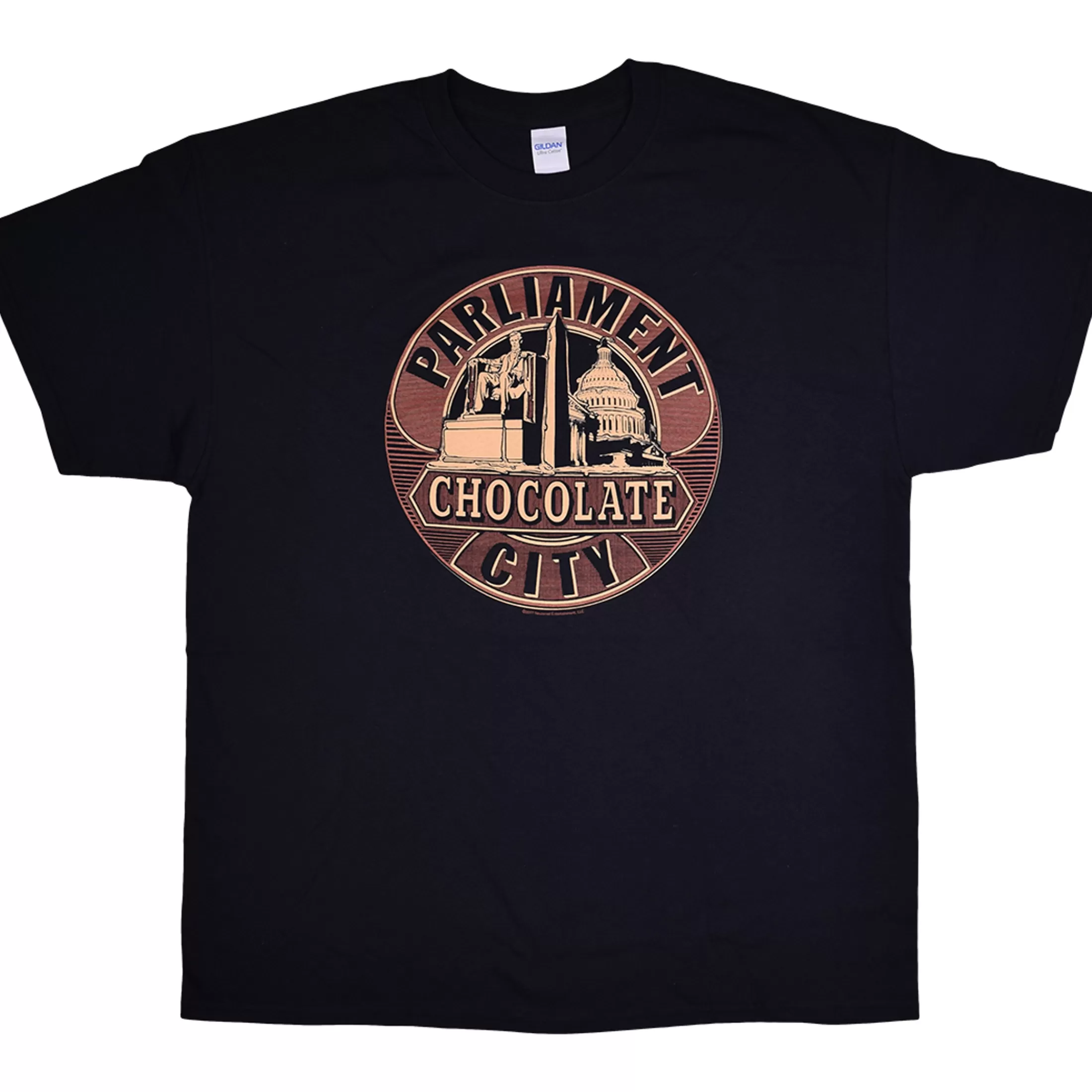 T-Shirt | George Clinton<Liquid Blue Funkadelic Chocolate City Black T-Shirt