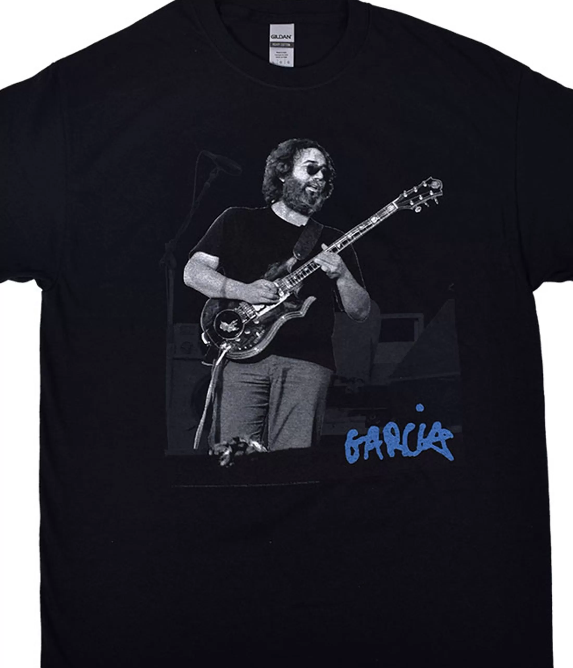 T-Shirt | Jerry Garcia<Liquid Blue Garcia Live Black T-Shirt