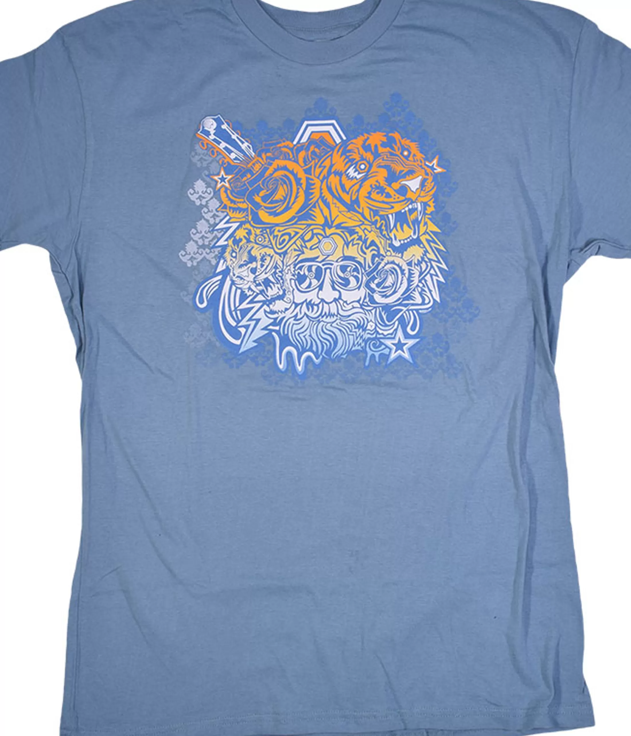 T-Shirt | Jerry Garcia<Liquid Blue Garcia Tigers Blue T-Shirt