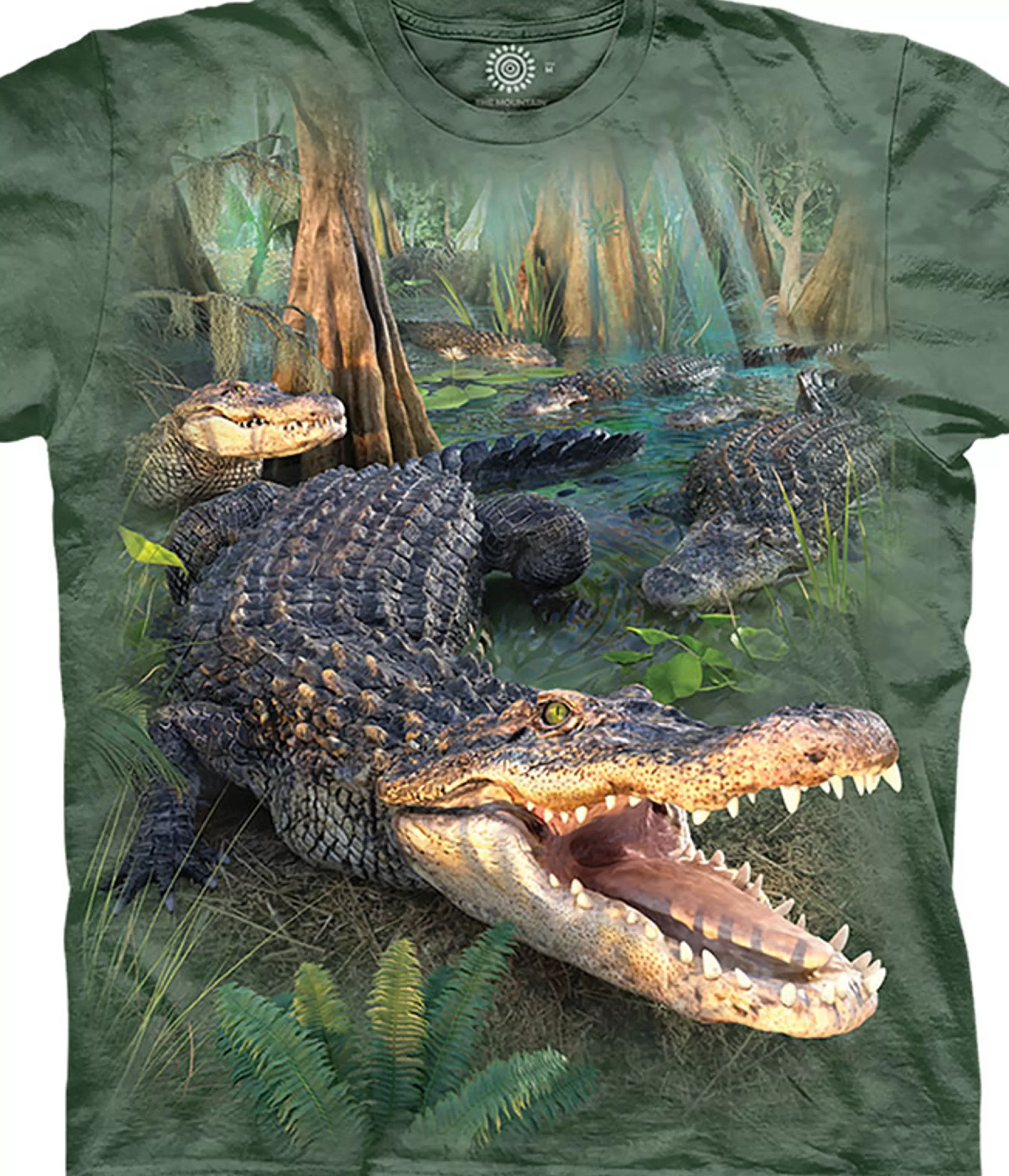 T-Shirt | Reptiles And Amphibians<Liquid Blue Gator Parade Classic Cotton T-Shirt