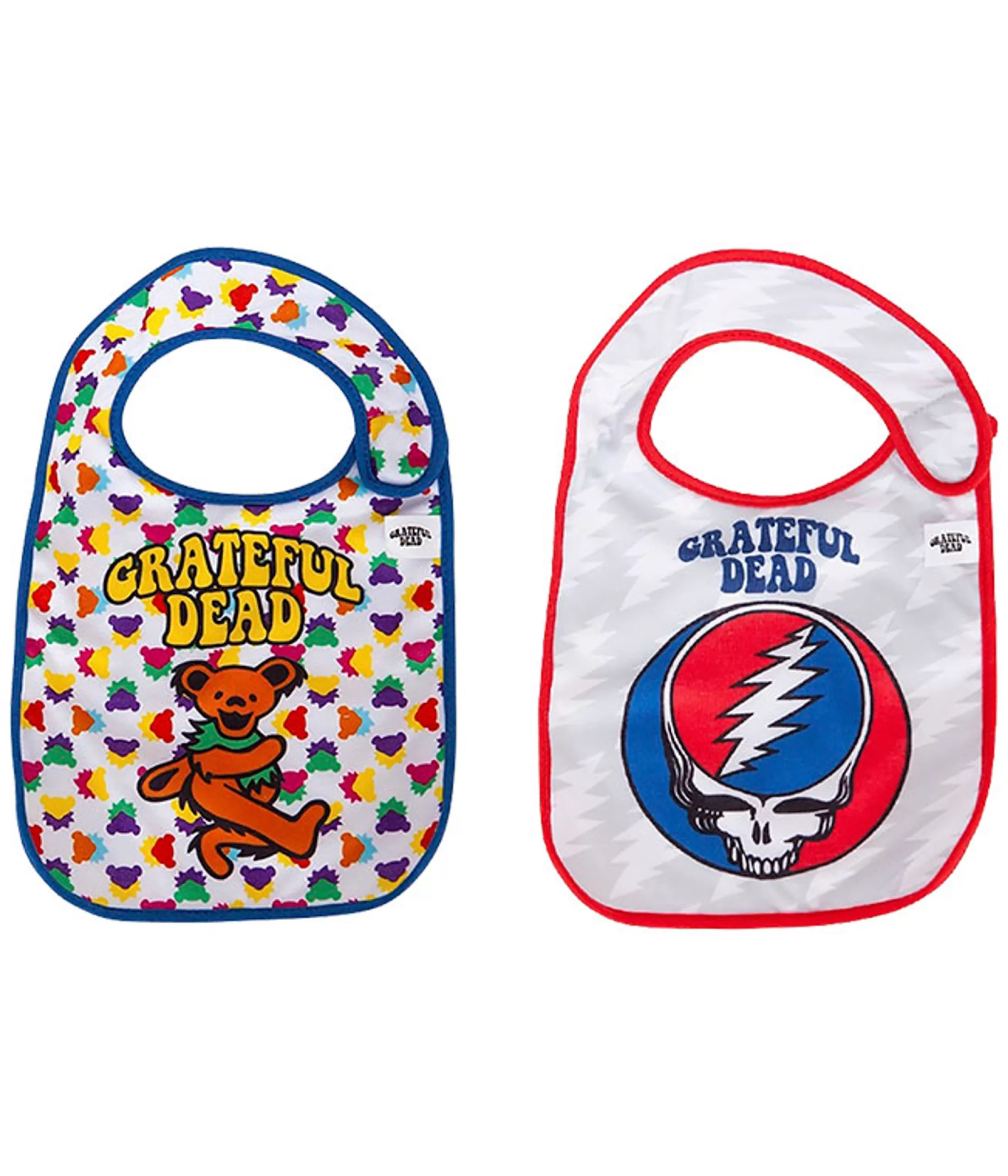 Bibs | Grateful Dead<Liquid Blue GD Baby Bibs 2 Pack