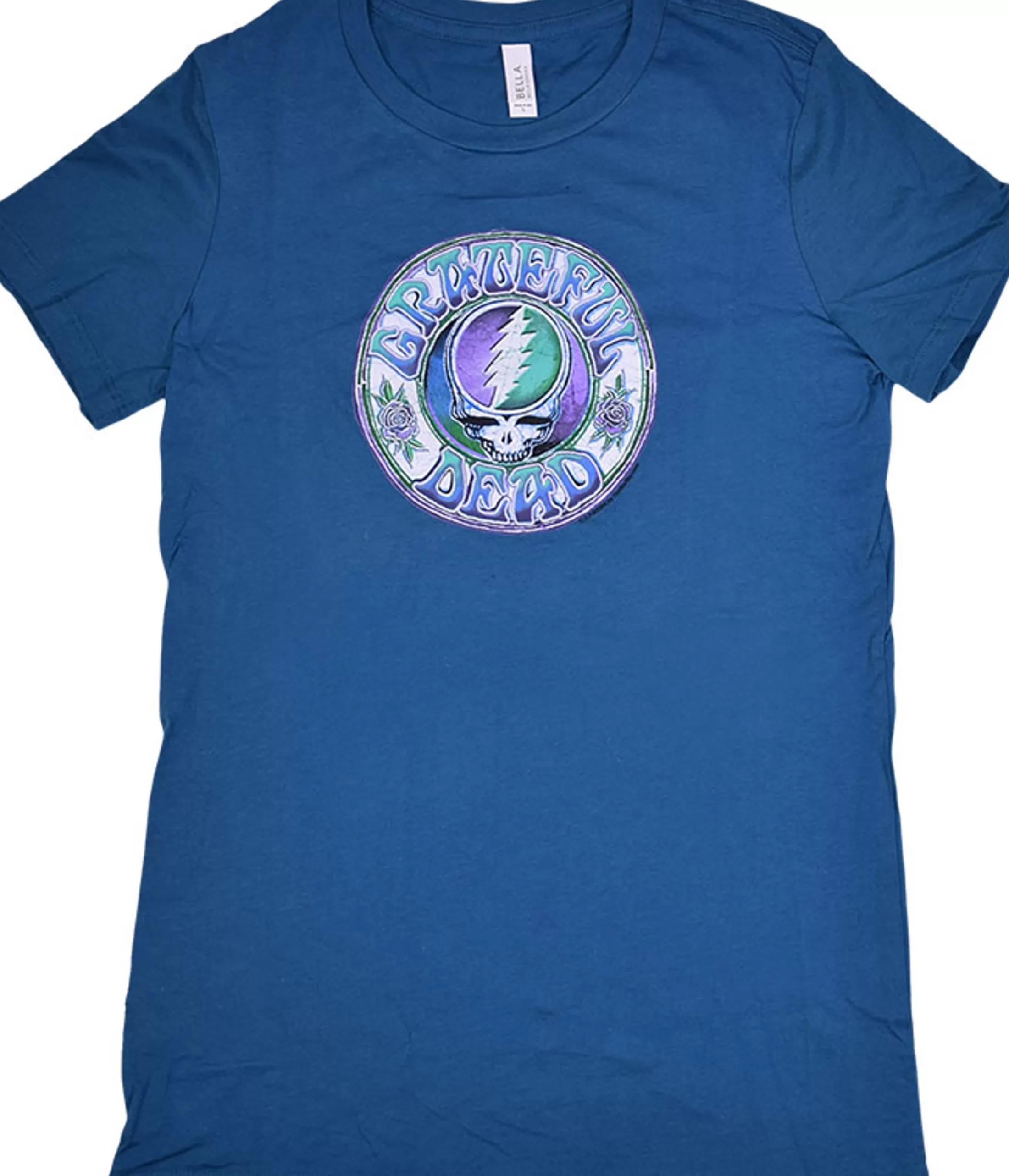 Juniors Long Length | Grateful Dead<Liquid Blue GD Batik SYF Blue Juniors Long Length T-Shirt