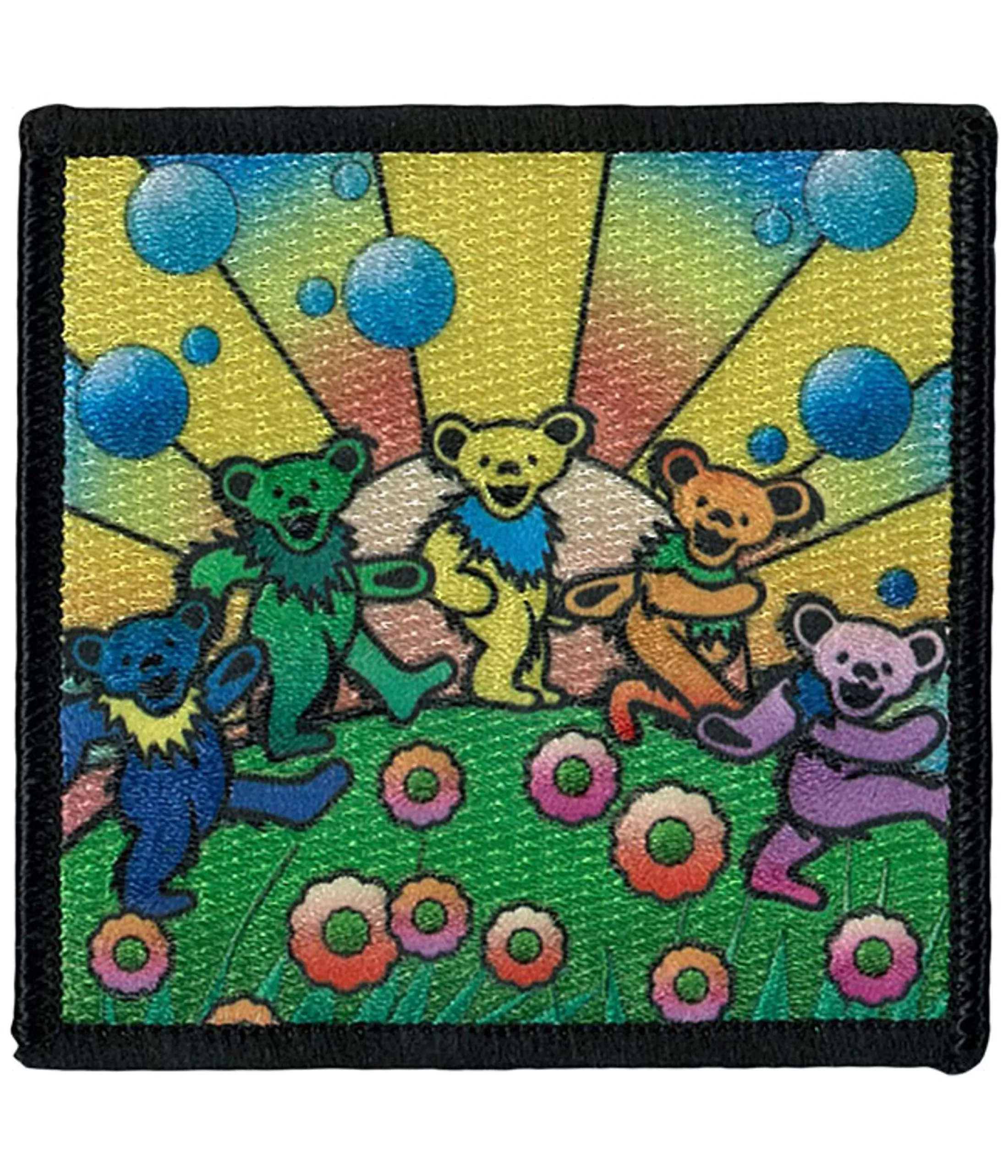 Patches | Grateful Dead<Liquid Blue GD Bear Utopia Patch