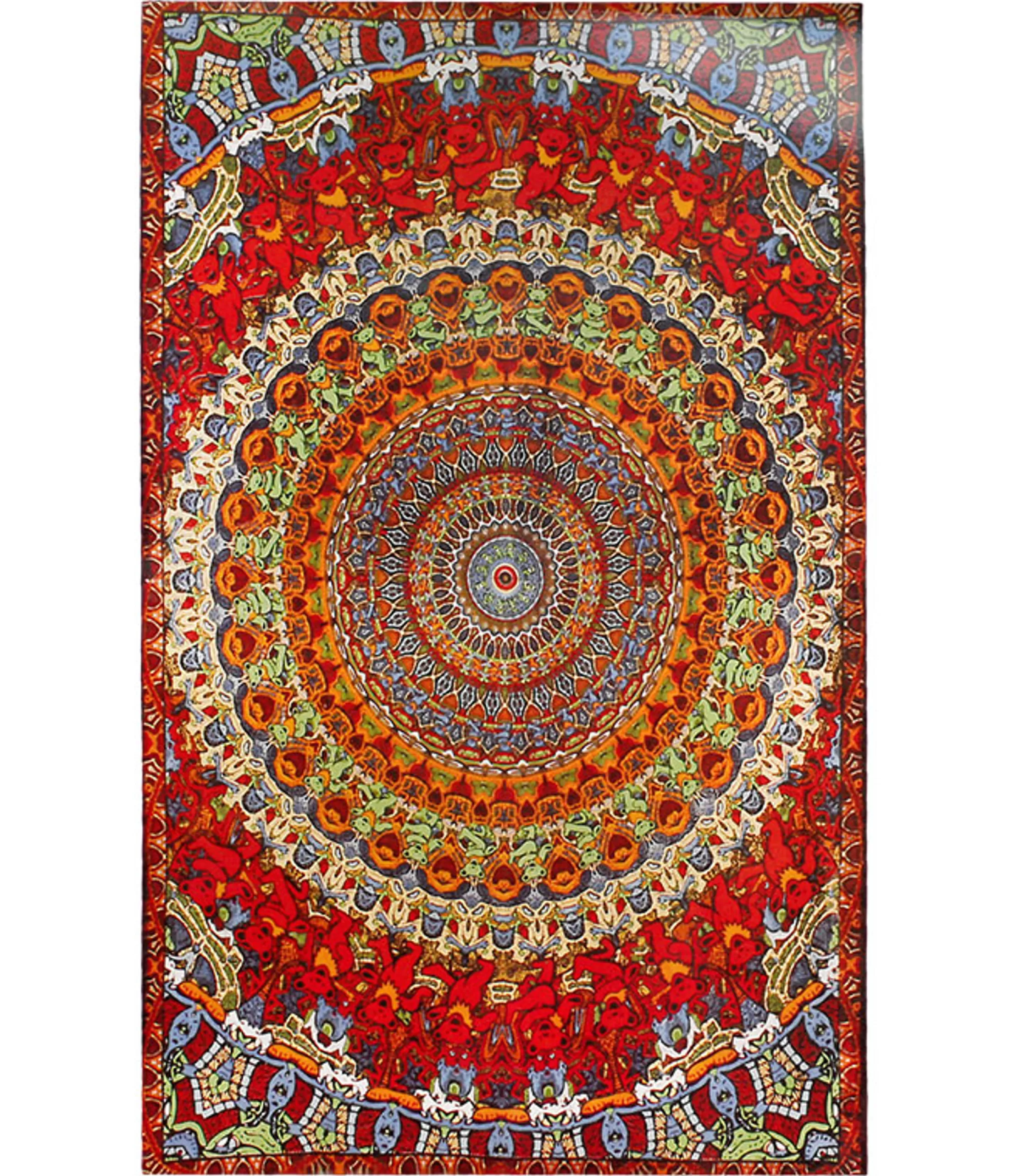 Grateful Dead<Liquid Blue GD Bear Vibrations Tapestry