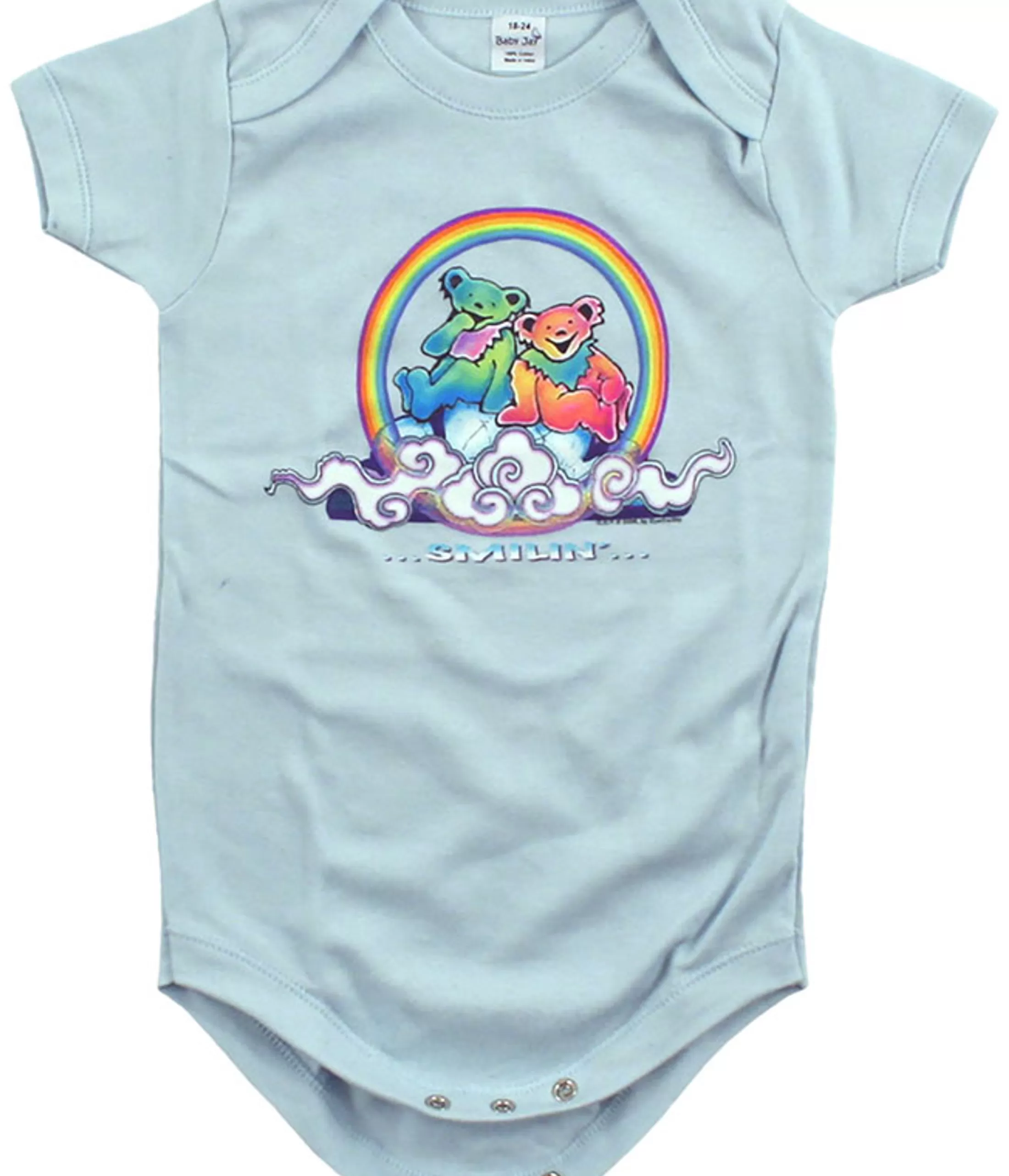 Onesies | Grateful Dead<Liquid Blue GD Bears Cloud Light Blue Onesie