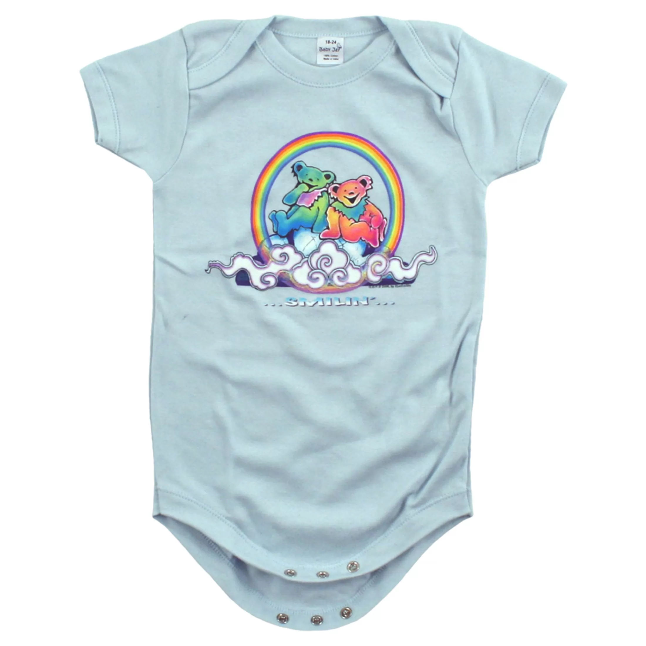 Onesies | Grateful Dead<Liquid Blue GD Bears Cloud Light Blue Onesie